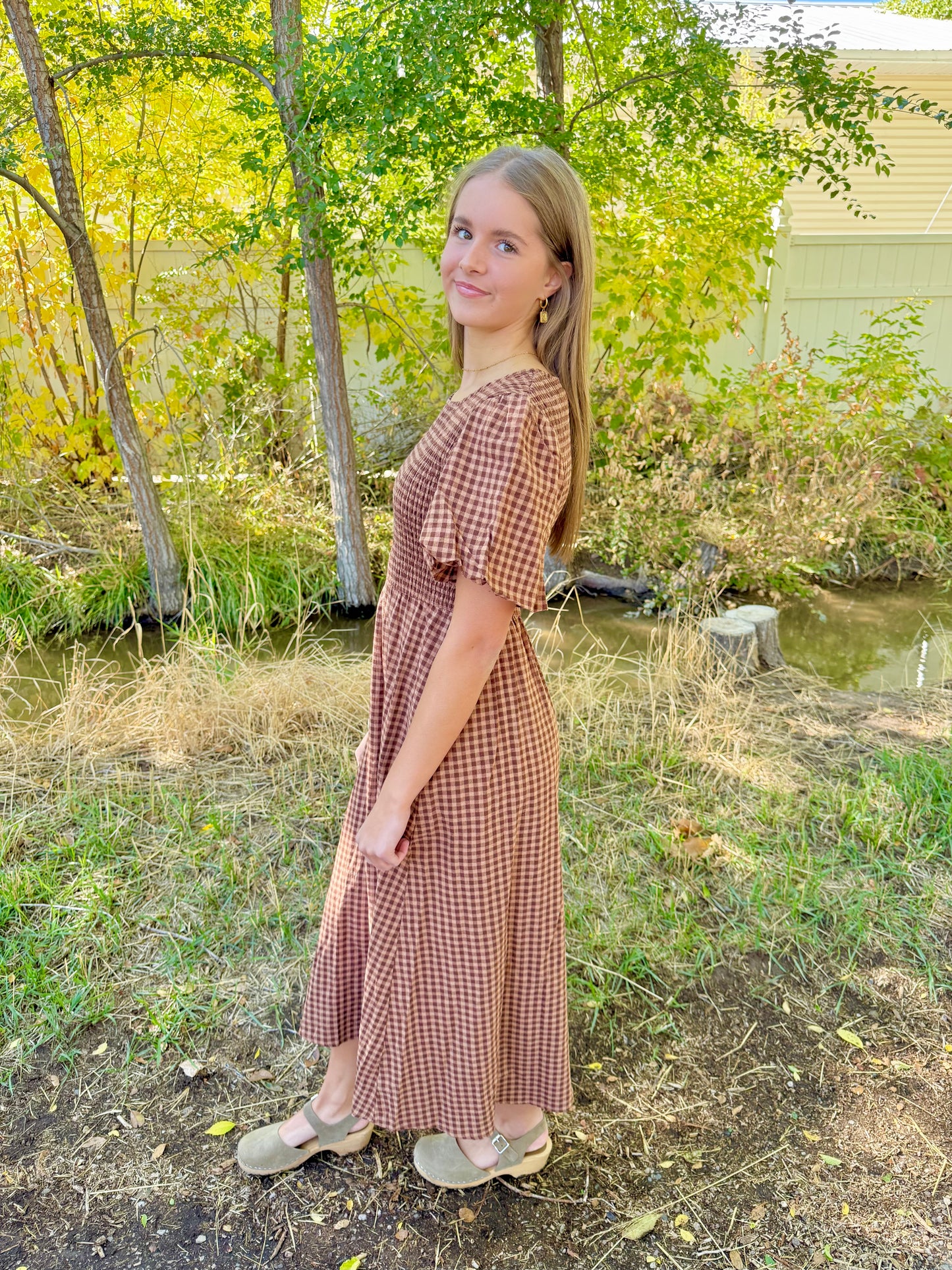 Reagan Gingham Dress