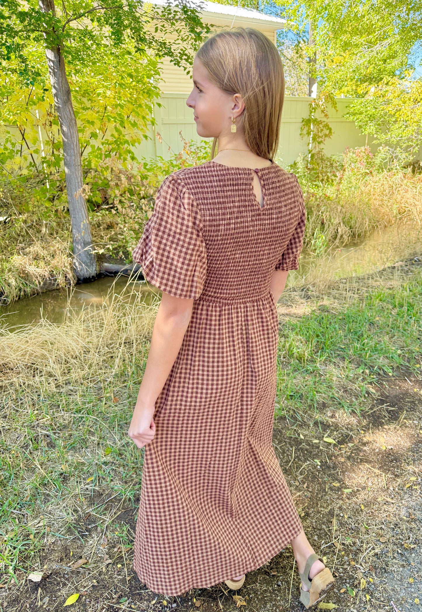 Reagan Gingham Dress