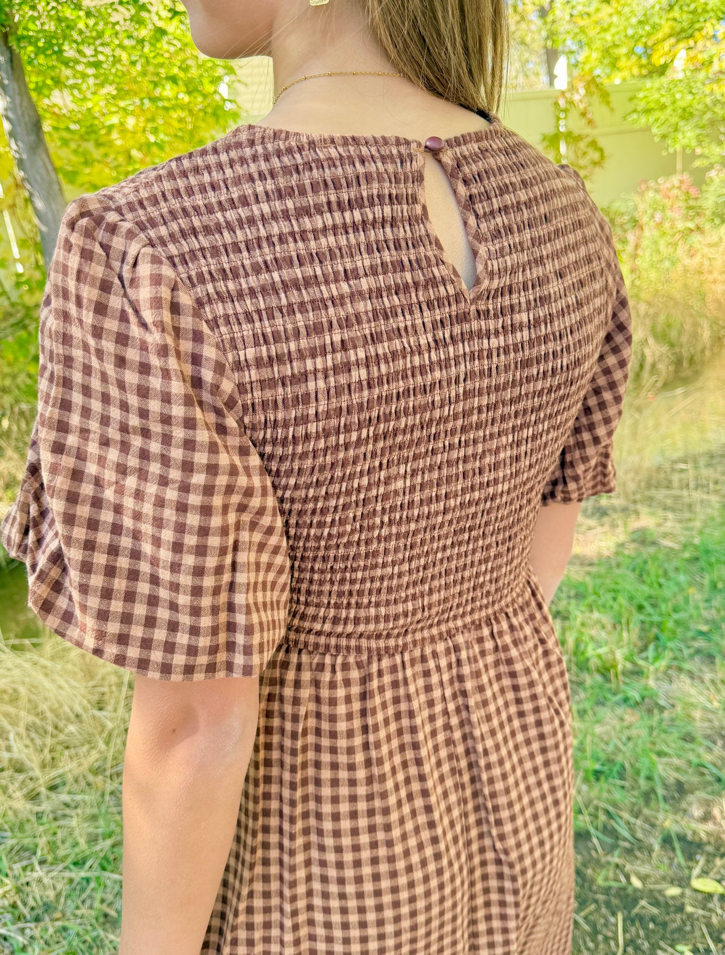 Reagan Gingham Dress