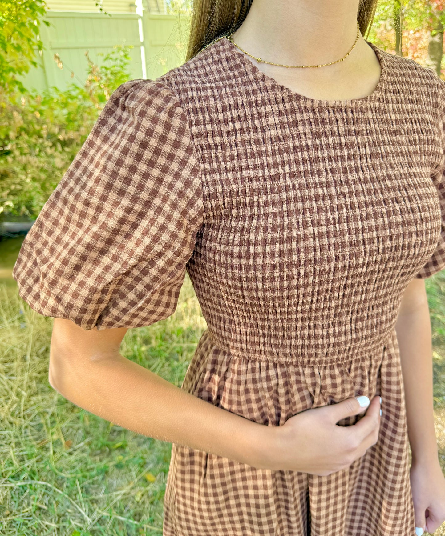 Reagan Gingham Dress