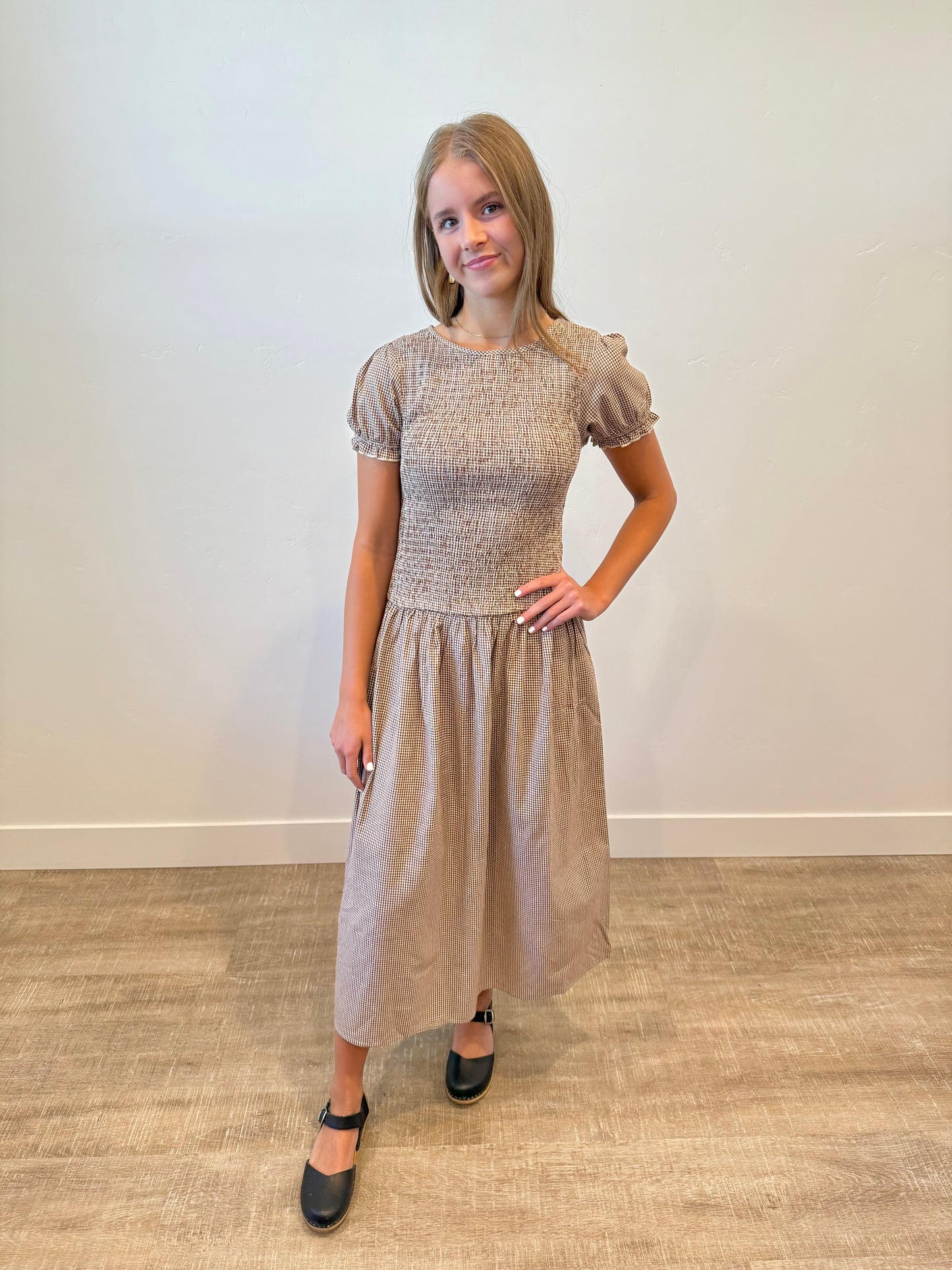 Alyssa Gingham Dress