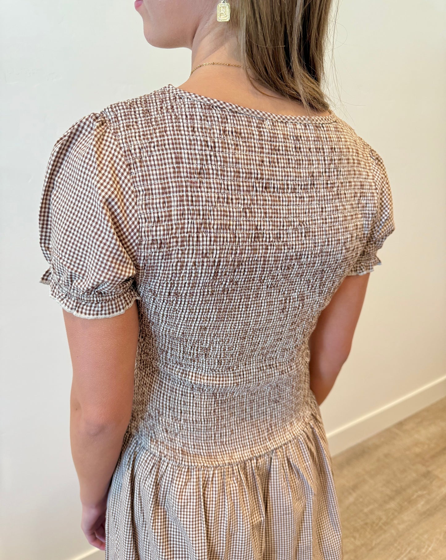 Alyssa Gingham Dress