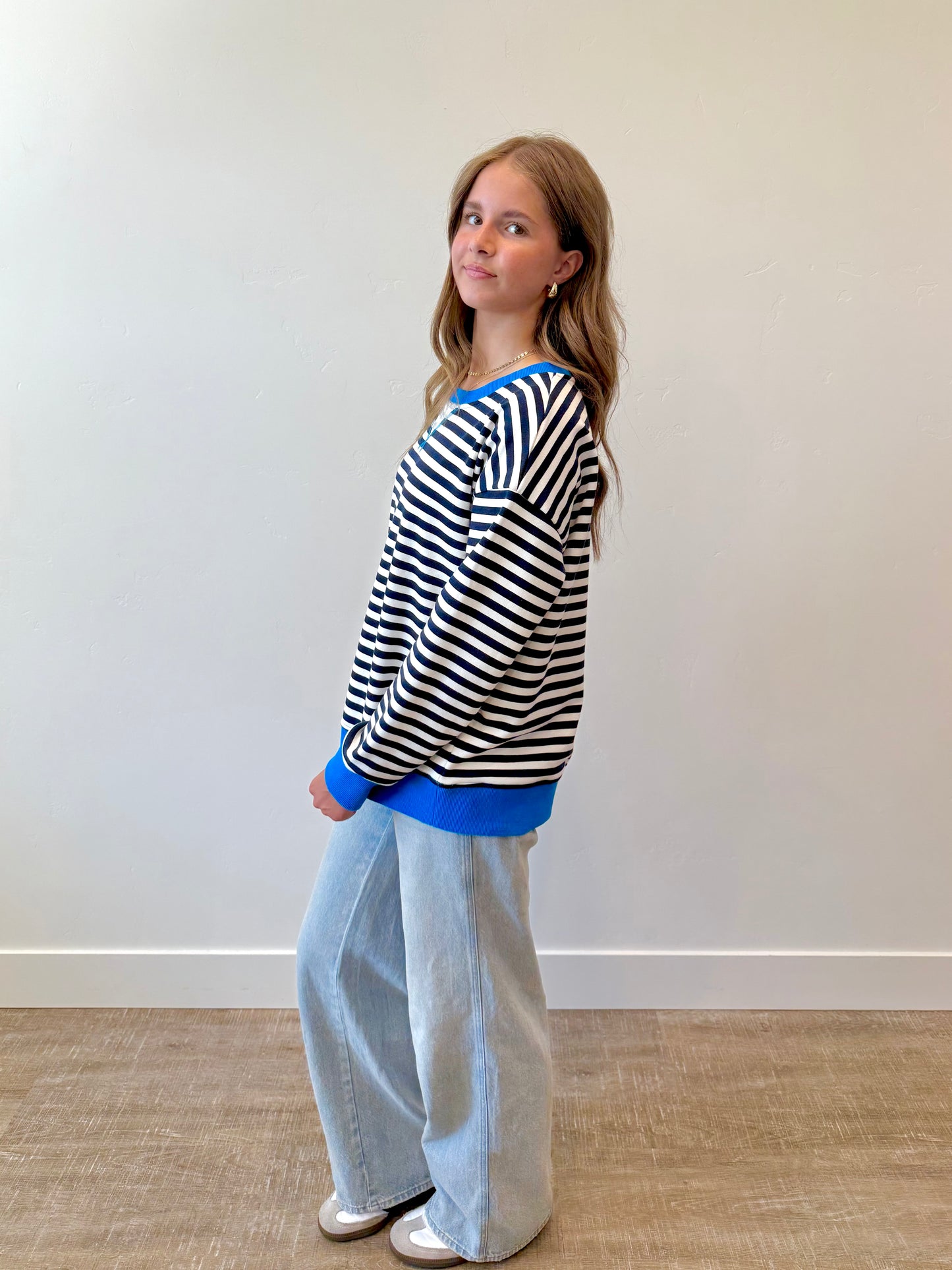 Beverly Striped Crewneck