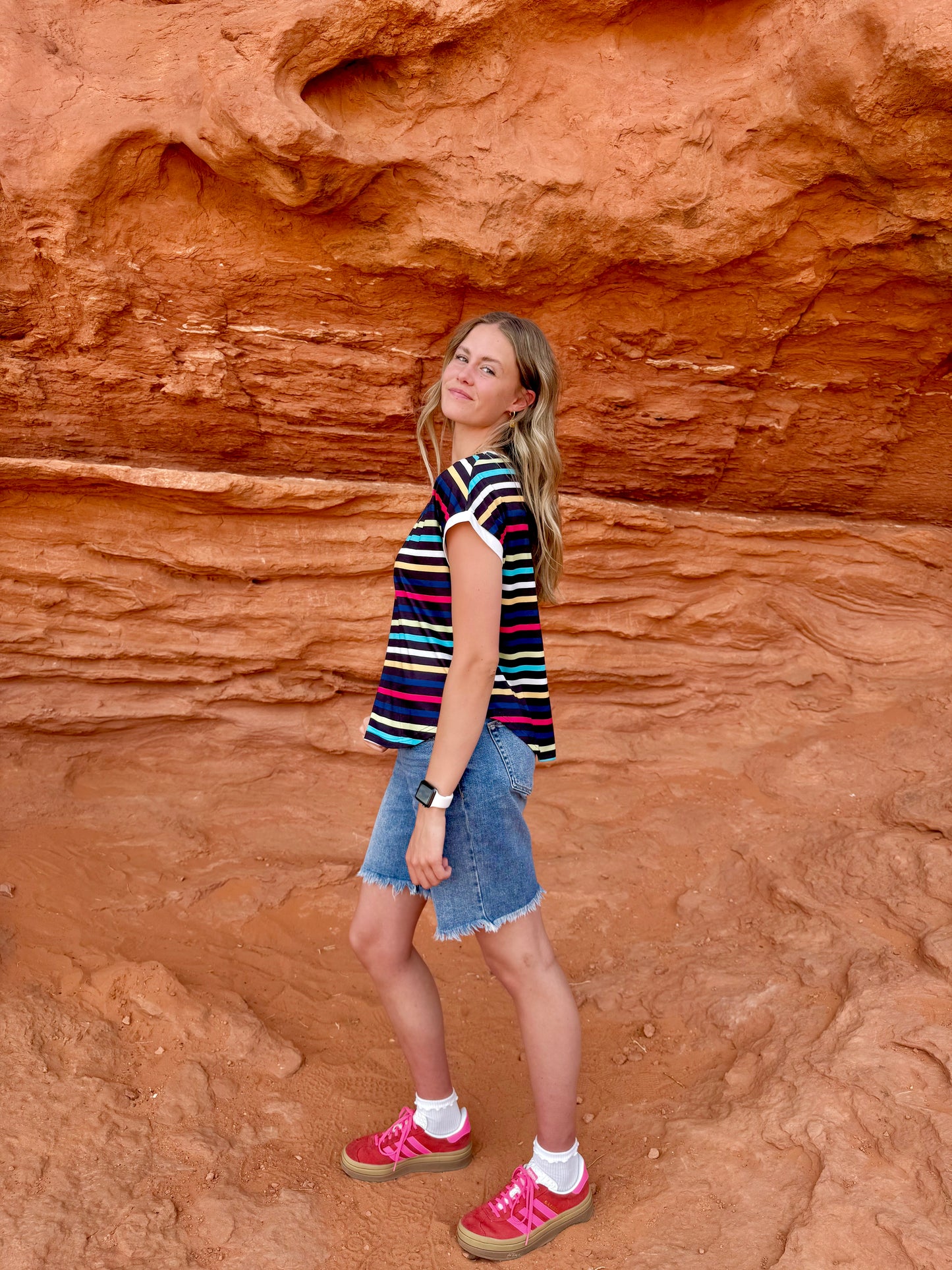Marlowe Striped Top