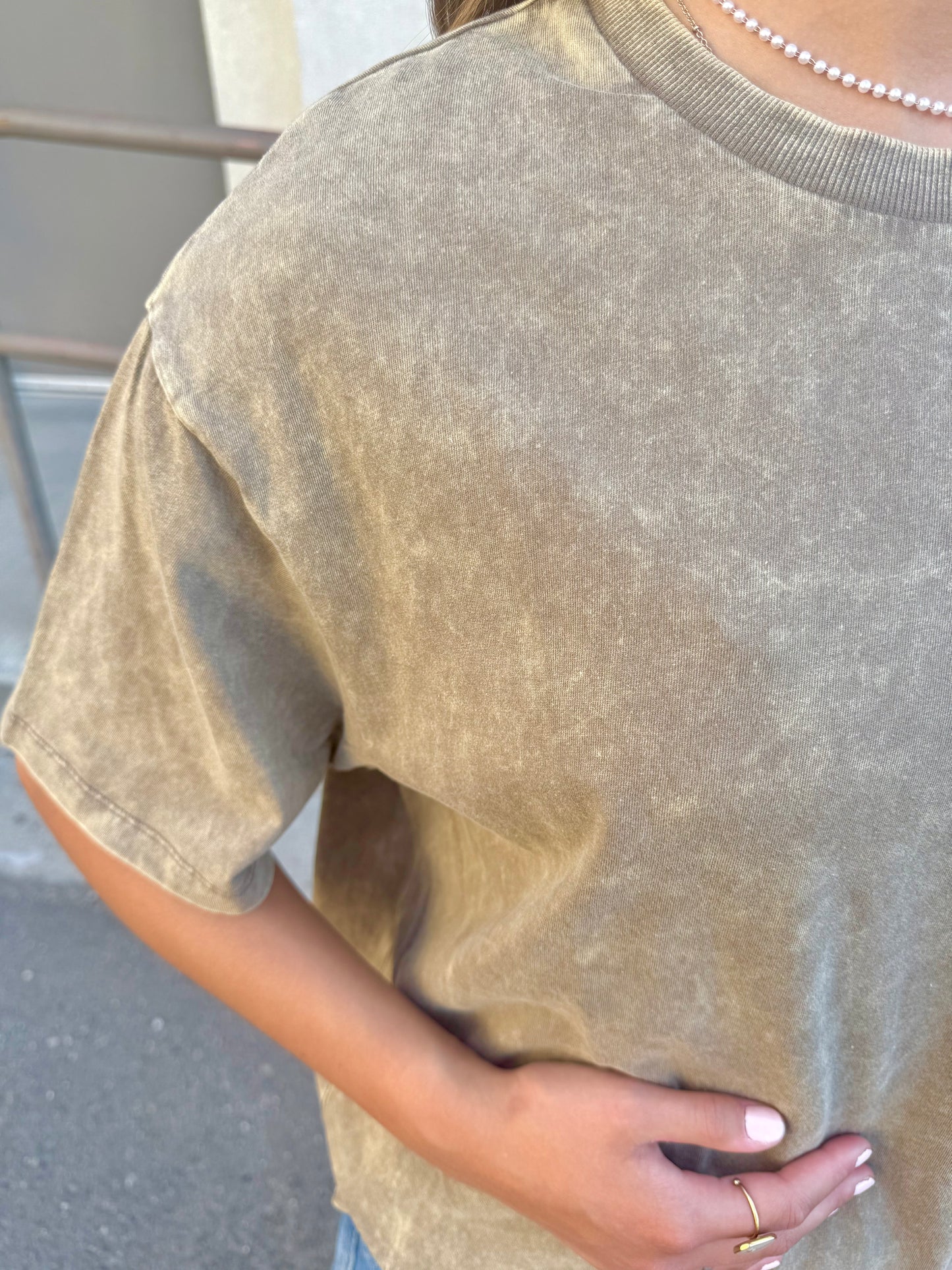 Ledger Acid Wash Top