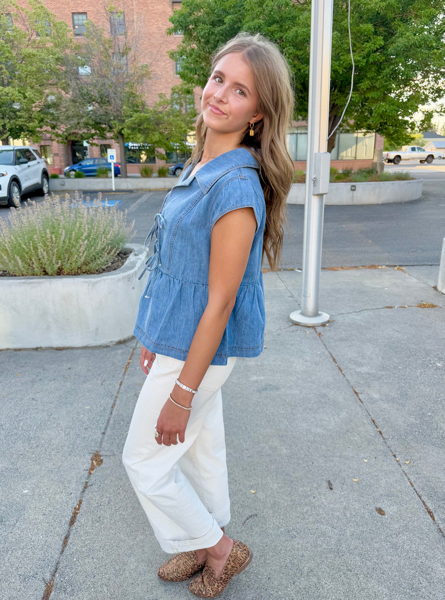 Akiko Front Tie Top