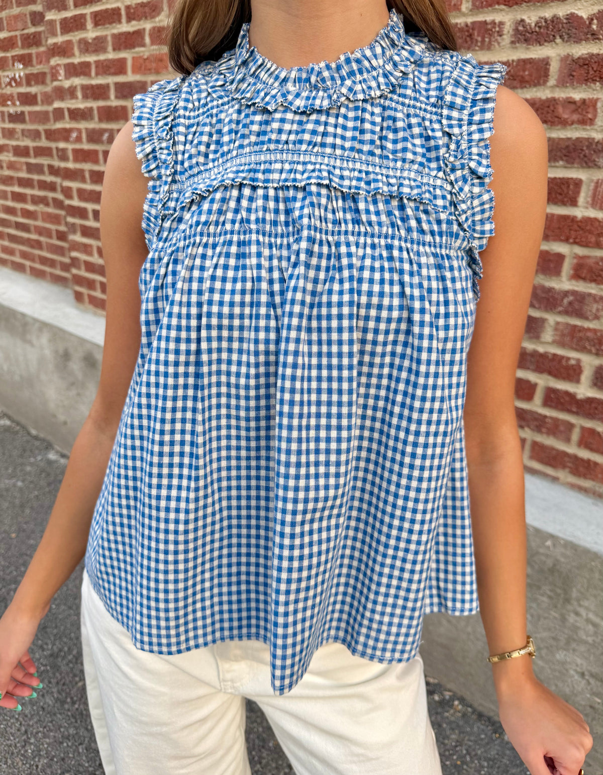 Emilia Gingham Top