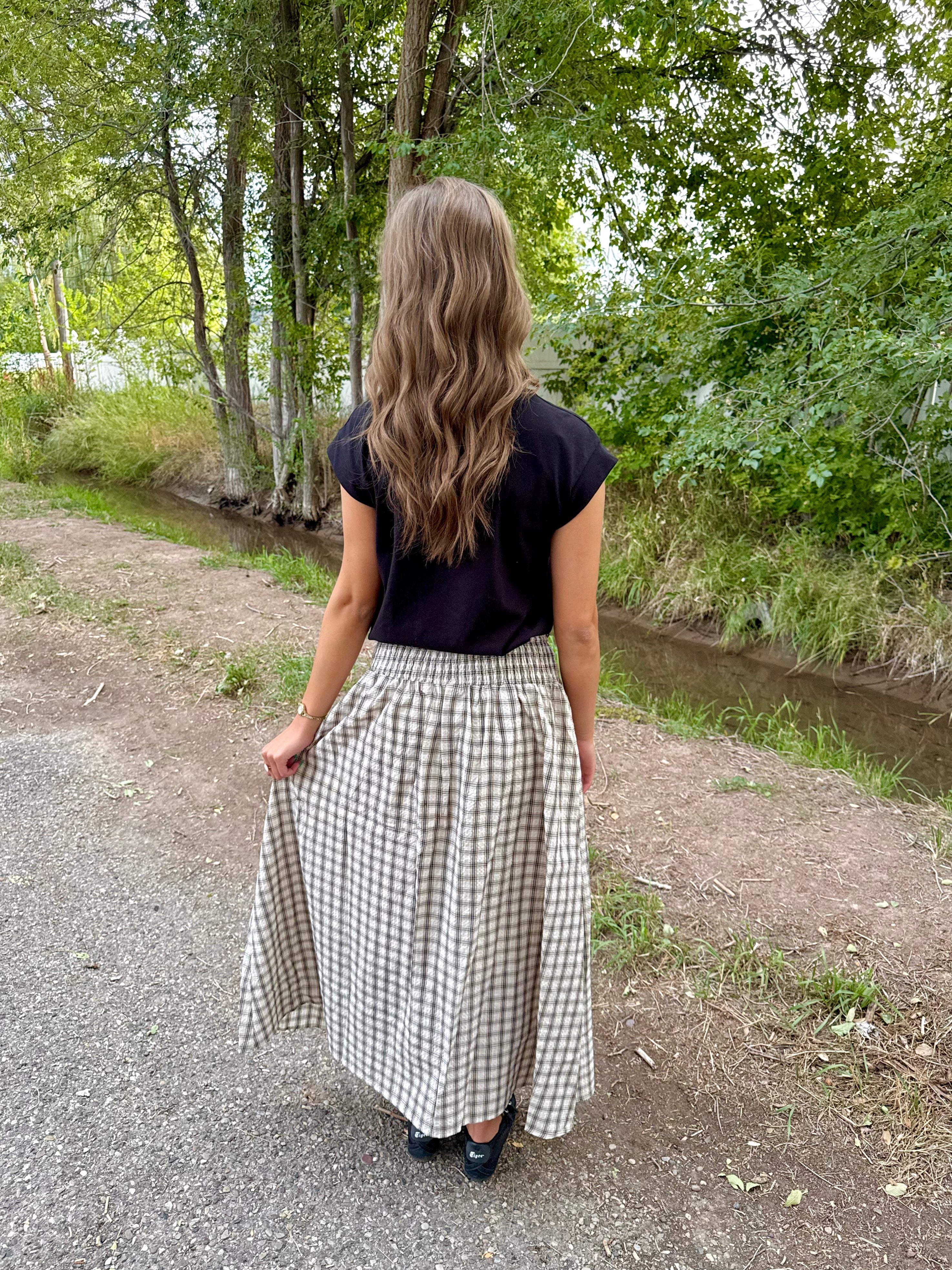Pria Plaid Skirt