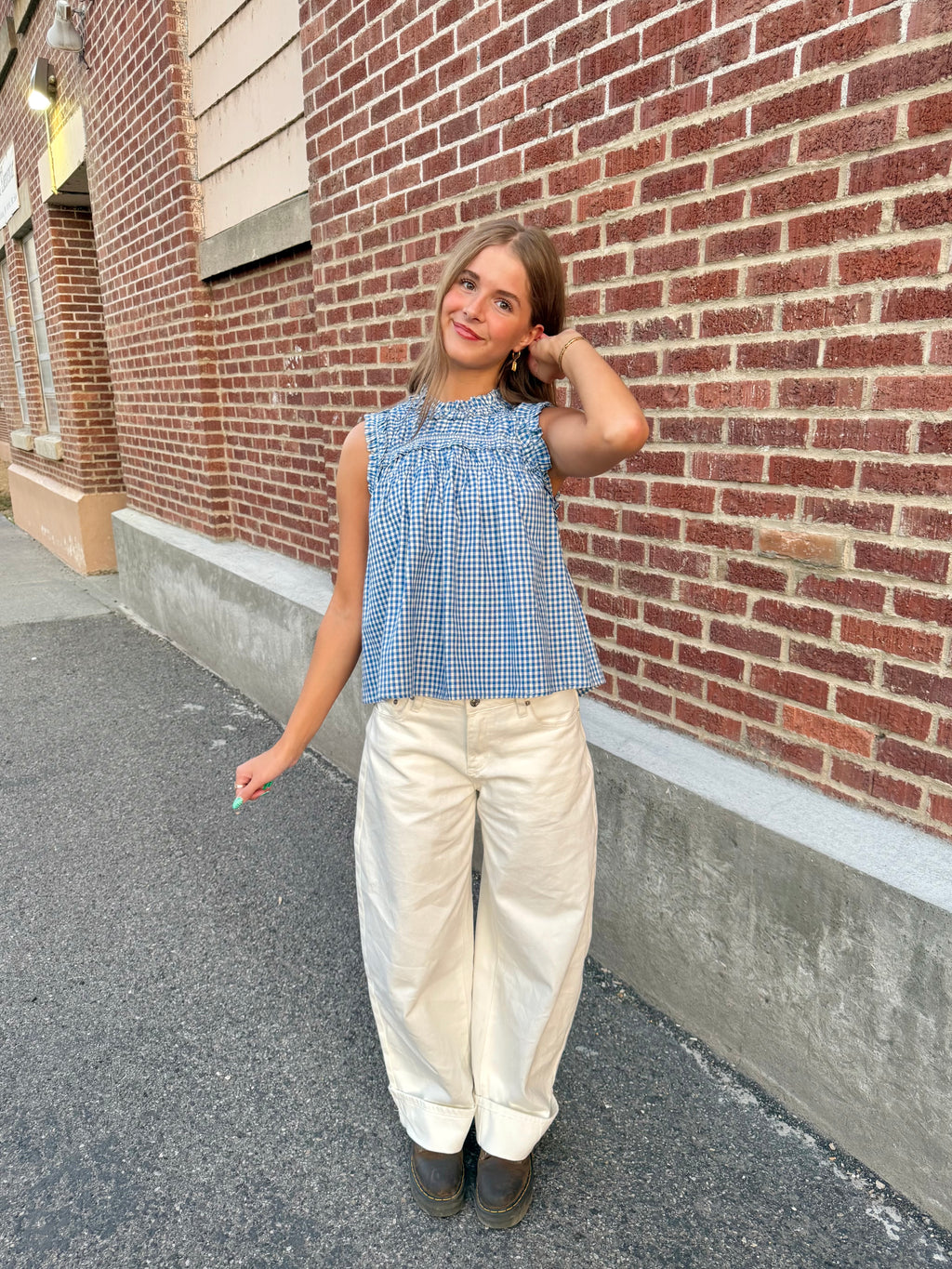 Emilia Gingham Top