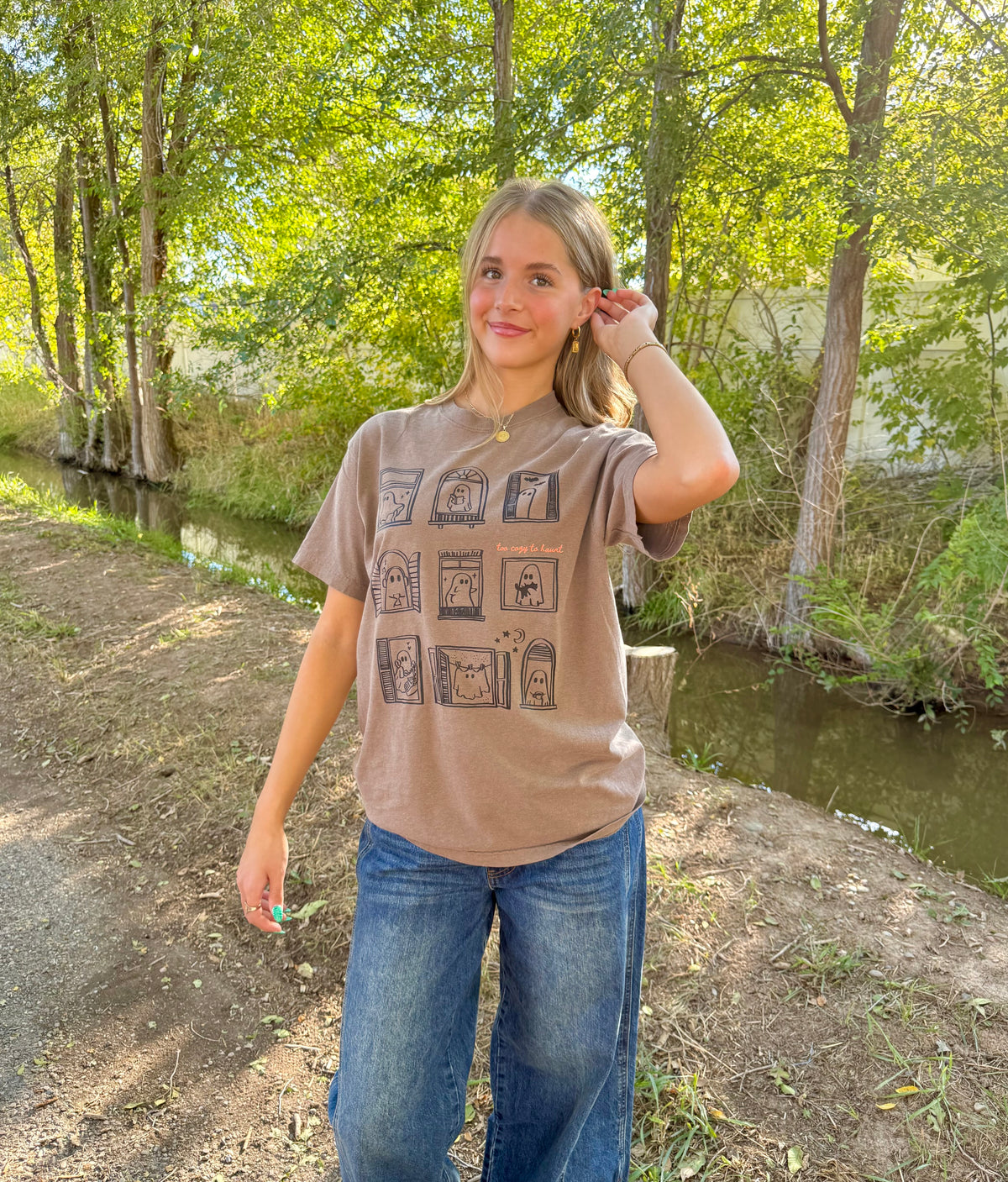 Too Cozy To Haunt Graphic Tee