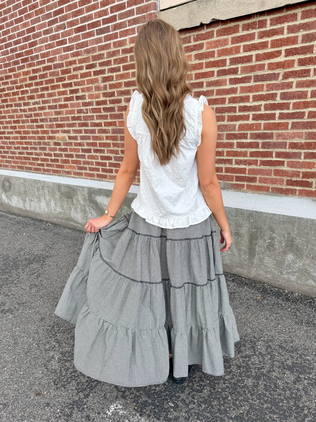 Charleston Gingham Skirt