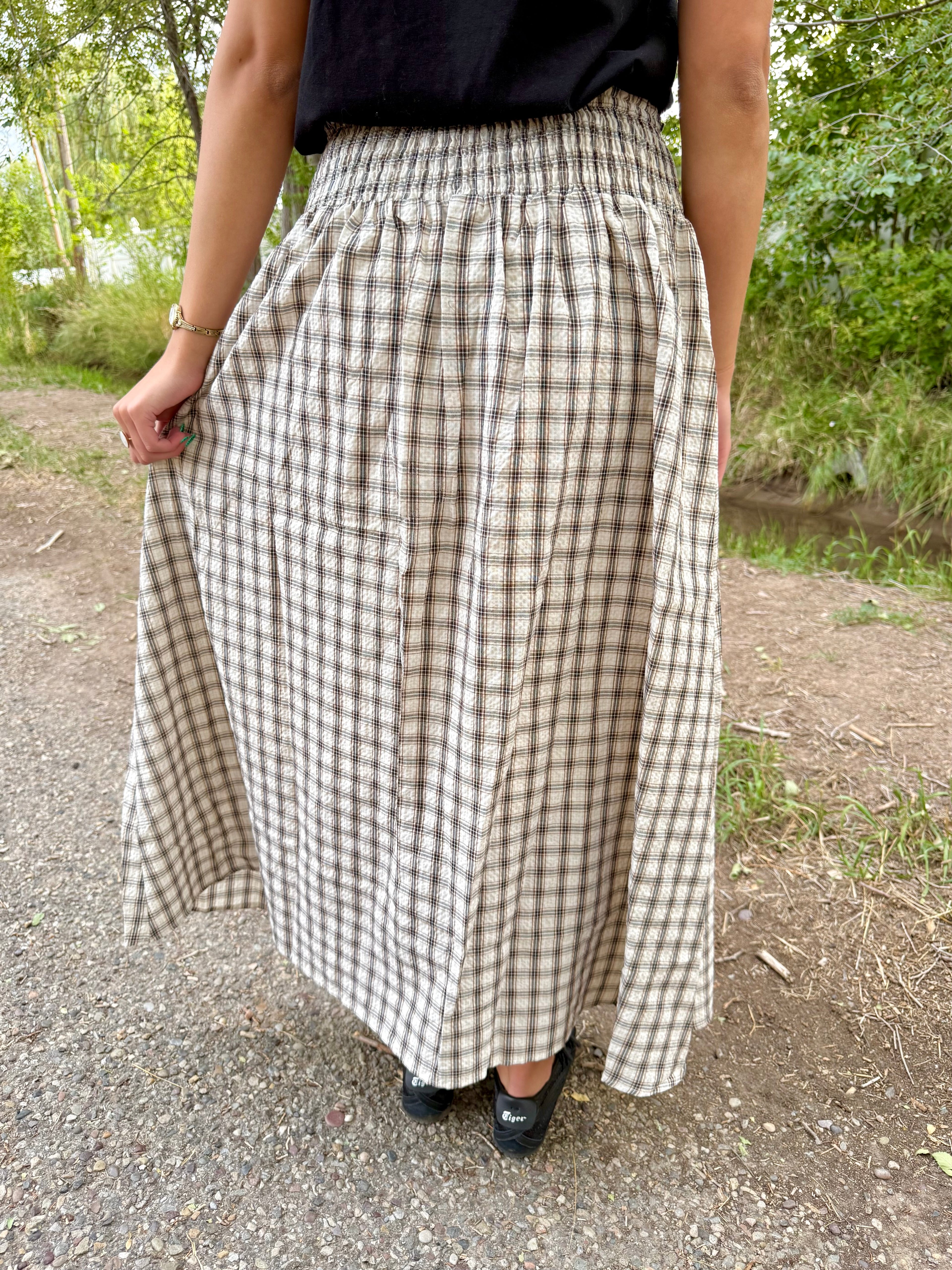 Pria Plaid Skirt