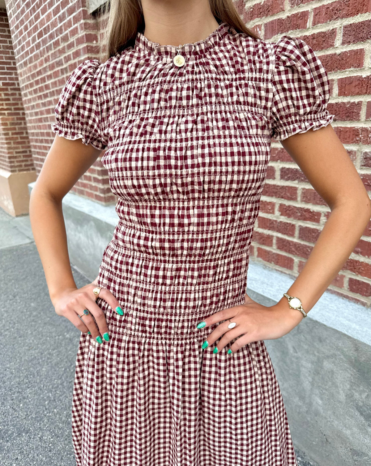 Mavis Smocked Dress
