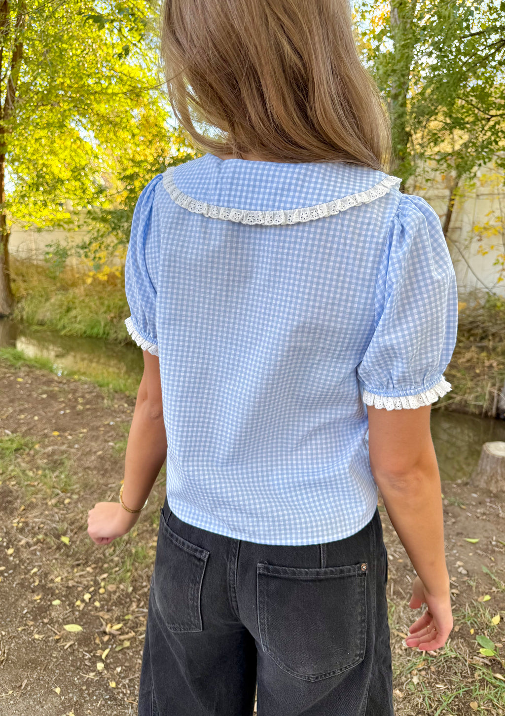 Marta Gingham Blouse