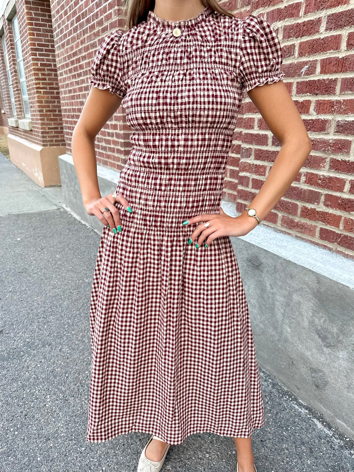 Mavis Smocked Dress