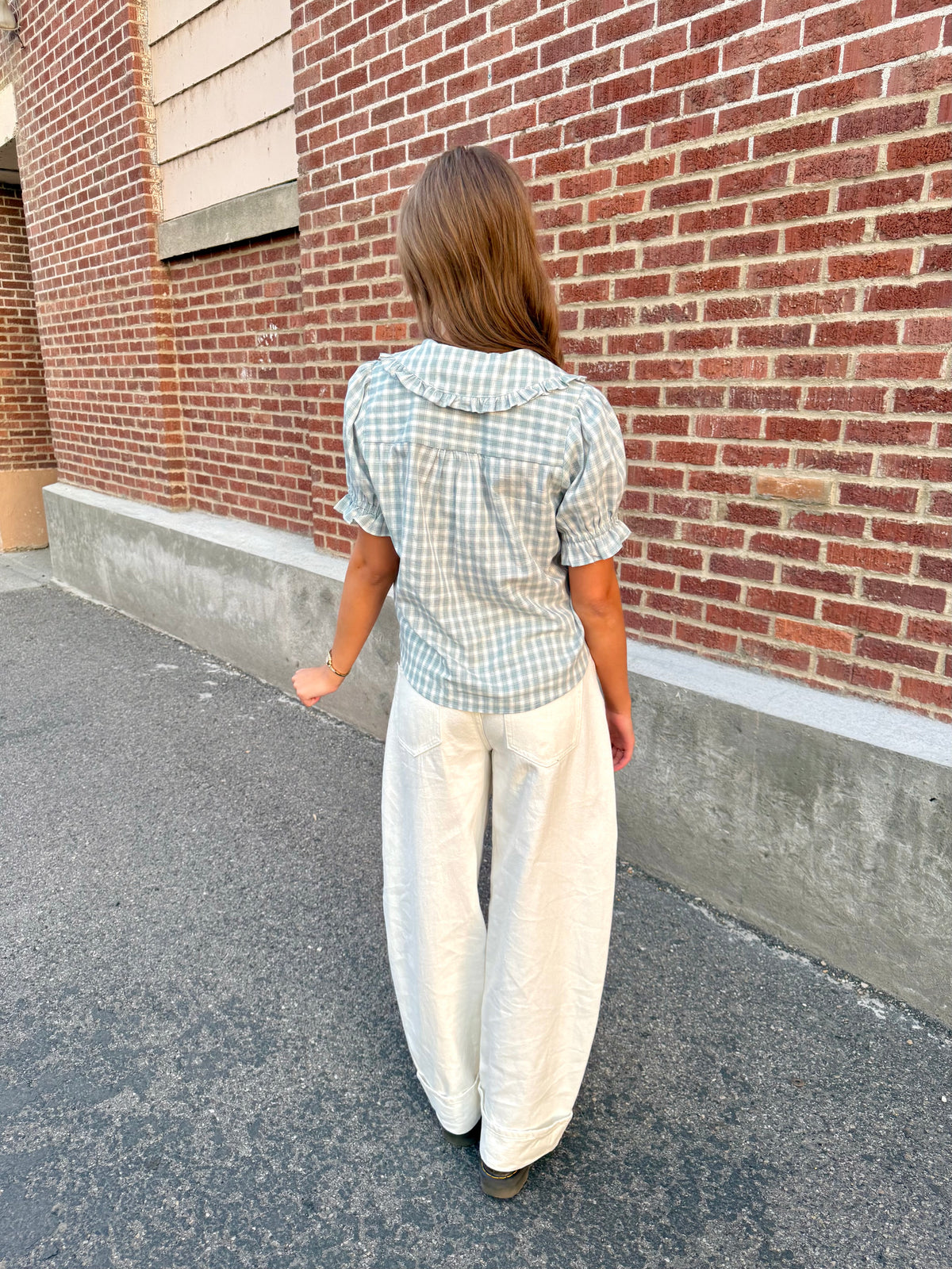 Merritt Plaid Blouse