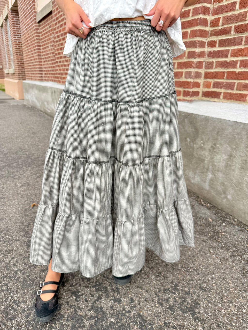 Charleston Gingham Skirt