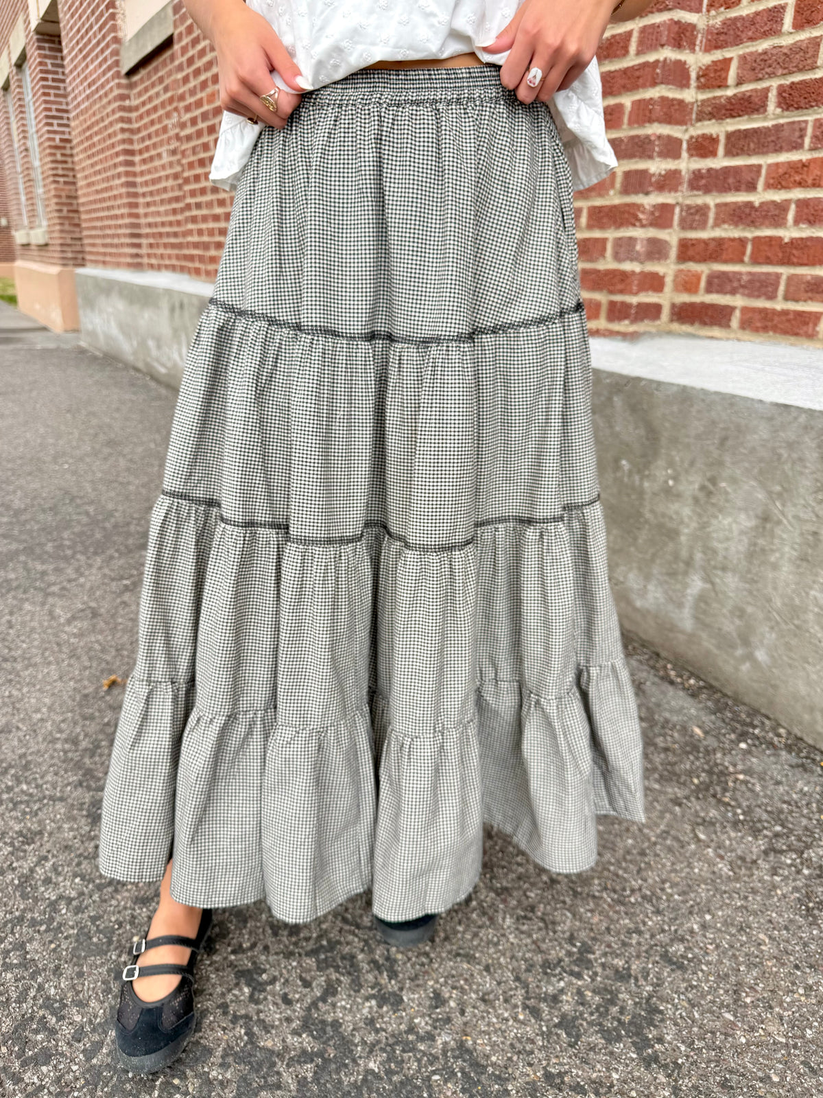 Charleston Gingham Skirt