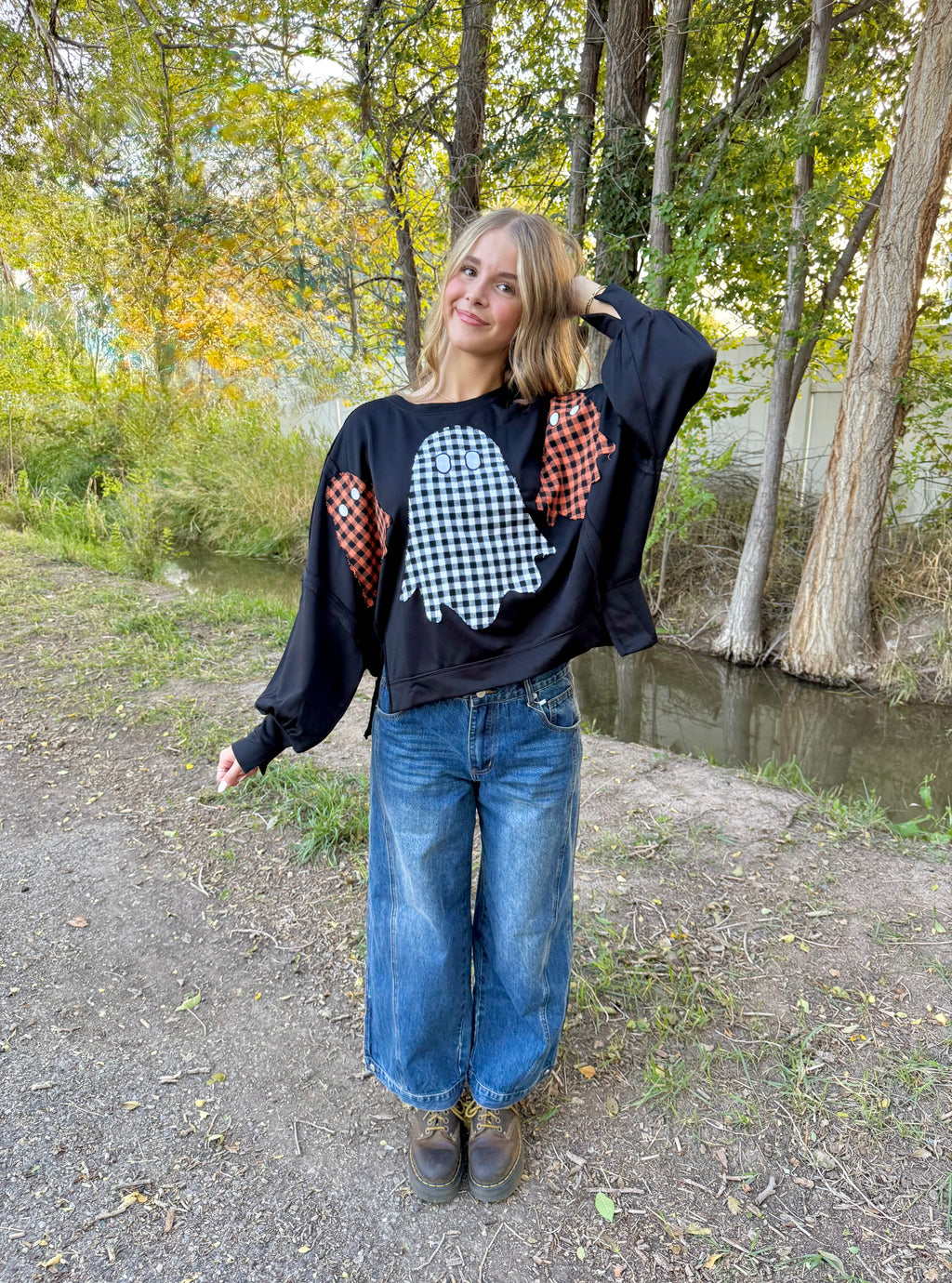Cozy Ghost Oversized Crewneck