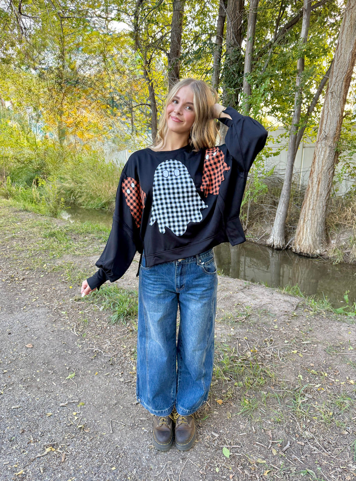 Cozy Ghost Oversized Crewneck