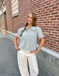 Merritt Plaid Blouse