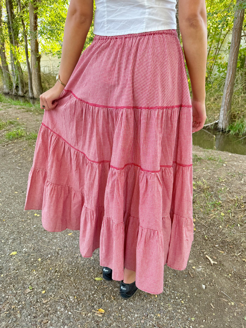 Charleston Gingham Skirt