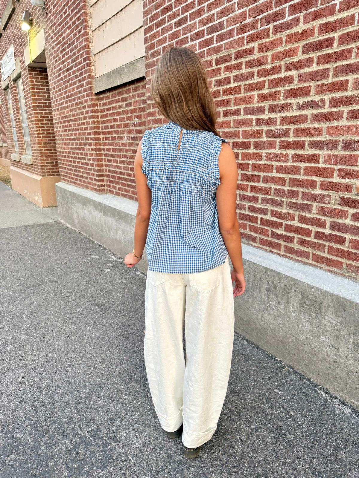 Emilia Gingham Top