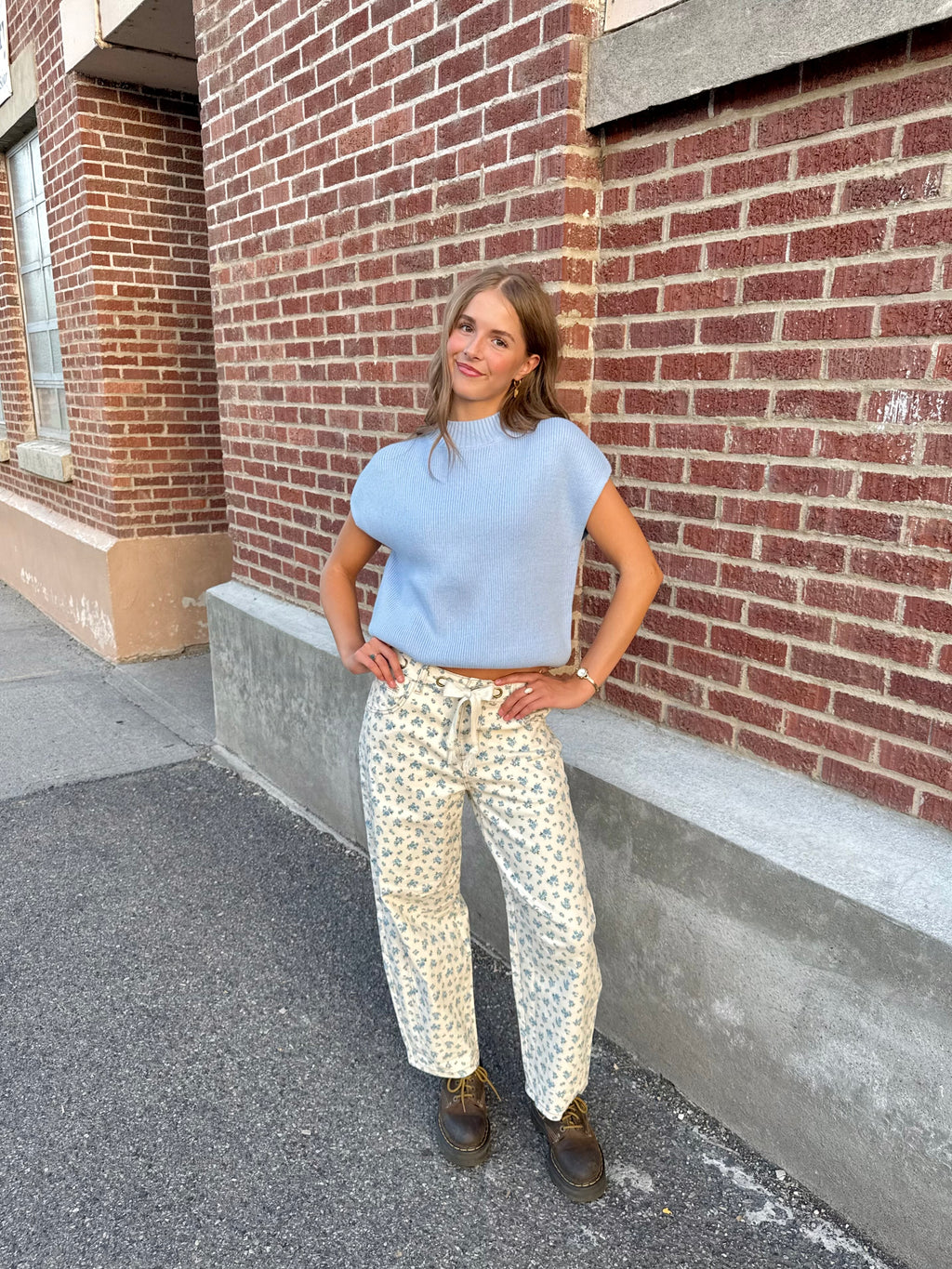 Toronto Floral Barrel Jeans