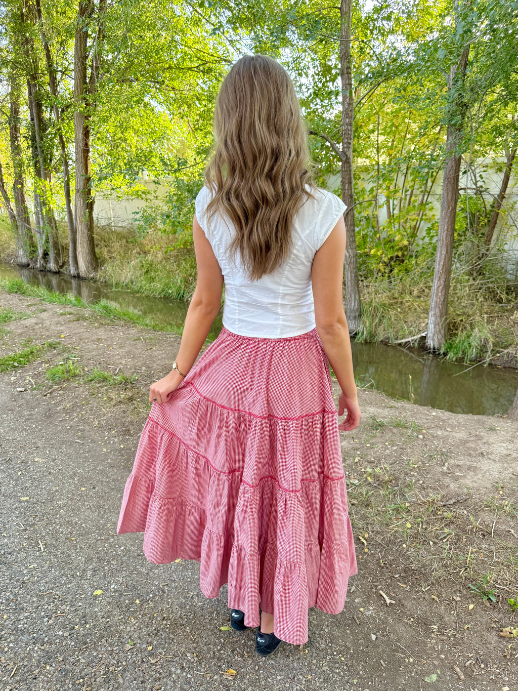 Charleston Gingham Skirt