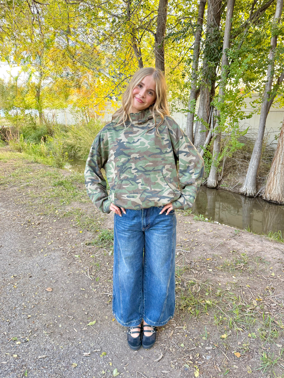 Country Roads Camo Hoodie