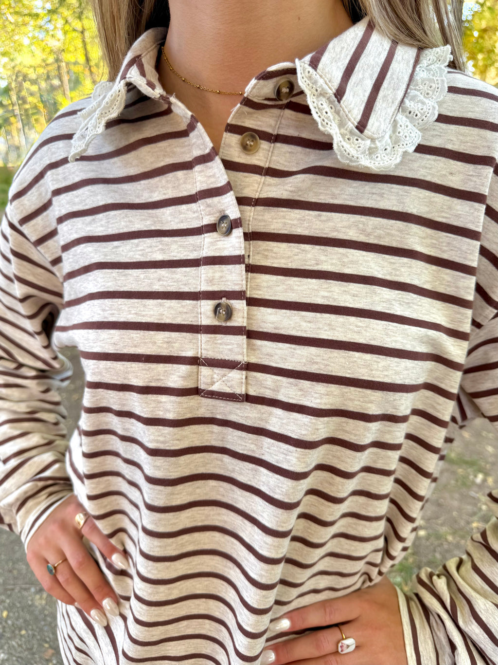 Arlette Long Sleeve Polo