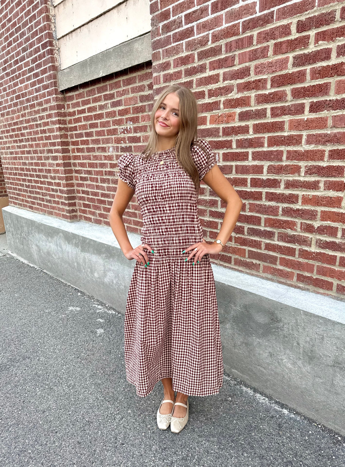 Mavis Smocked Dress