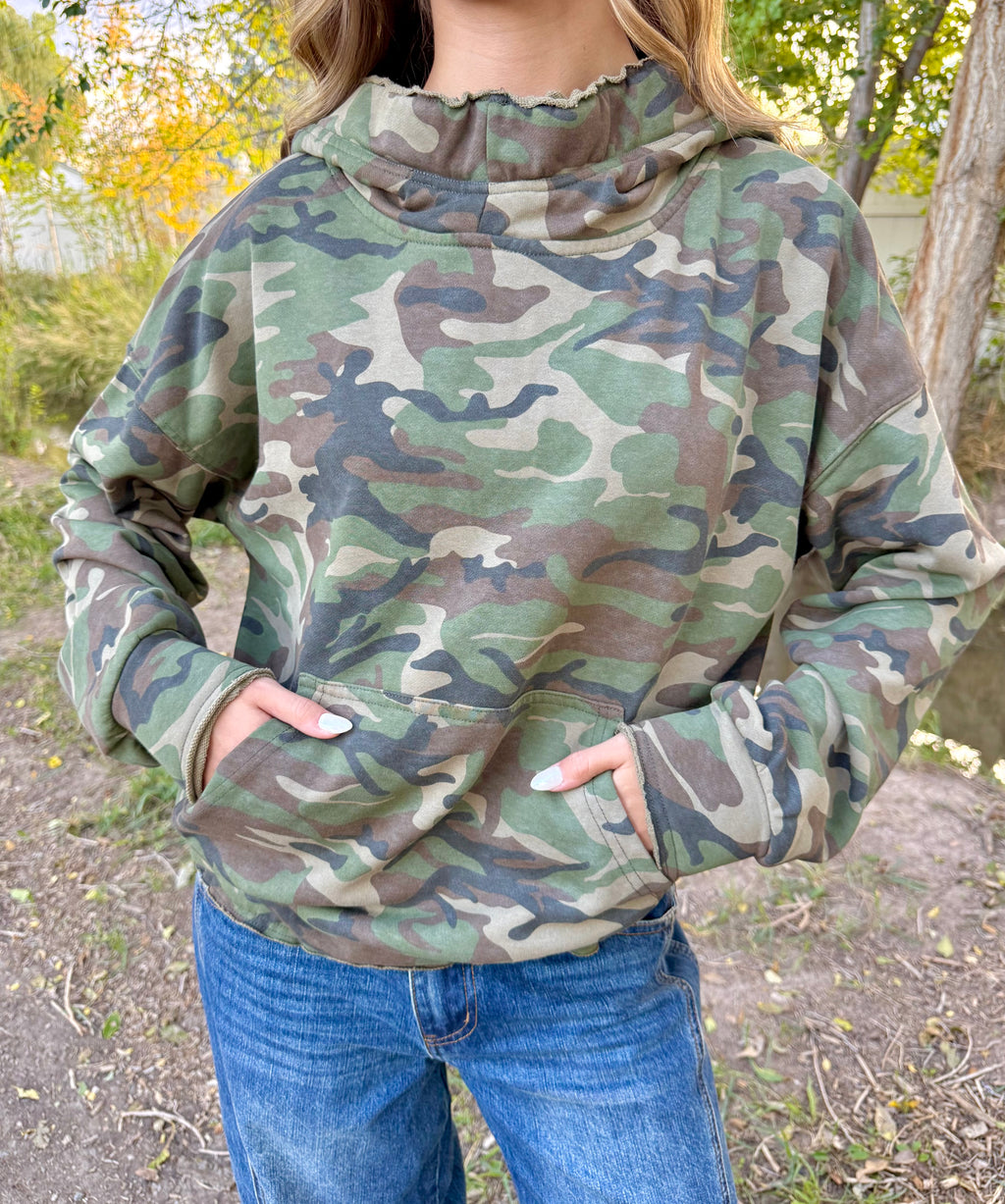 Country Roads Camo Hoodie