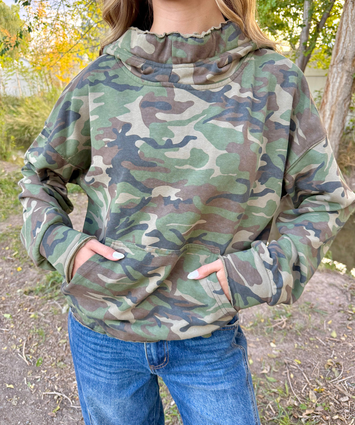 Country Roads Camo Hoodie