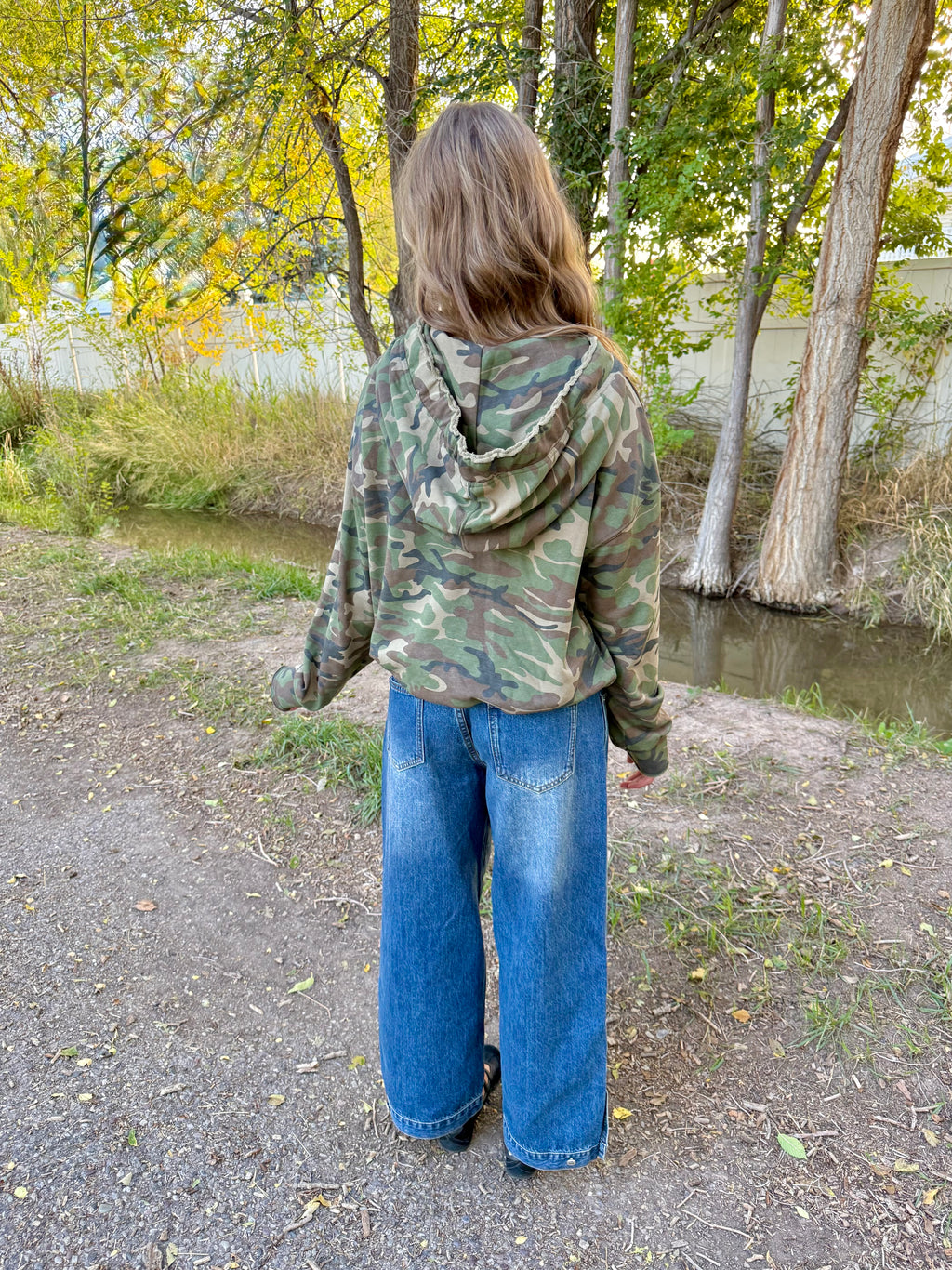 Country Roads Camo Hoodie