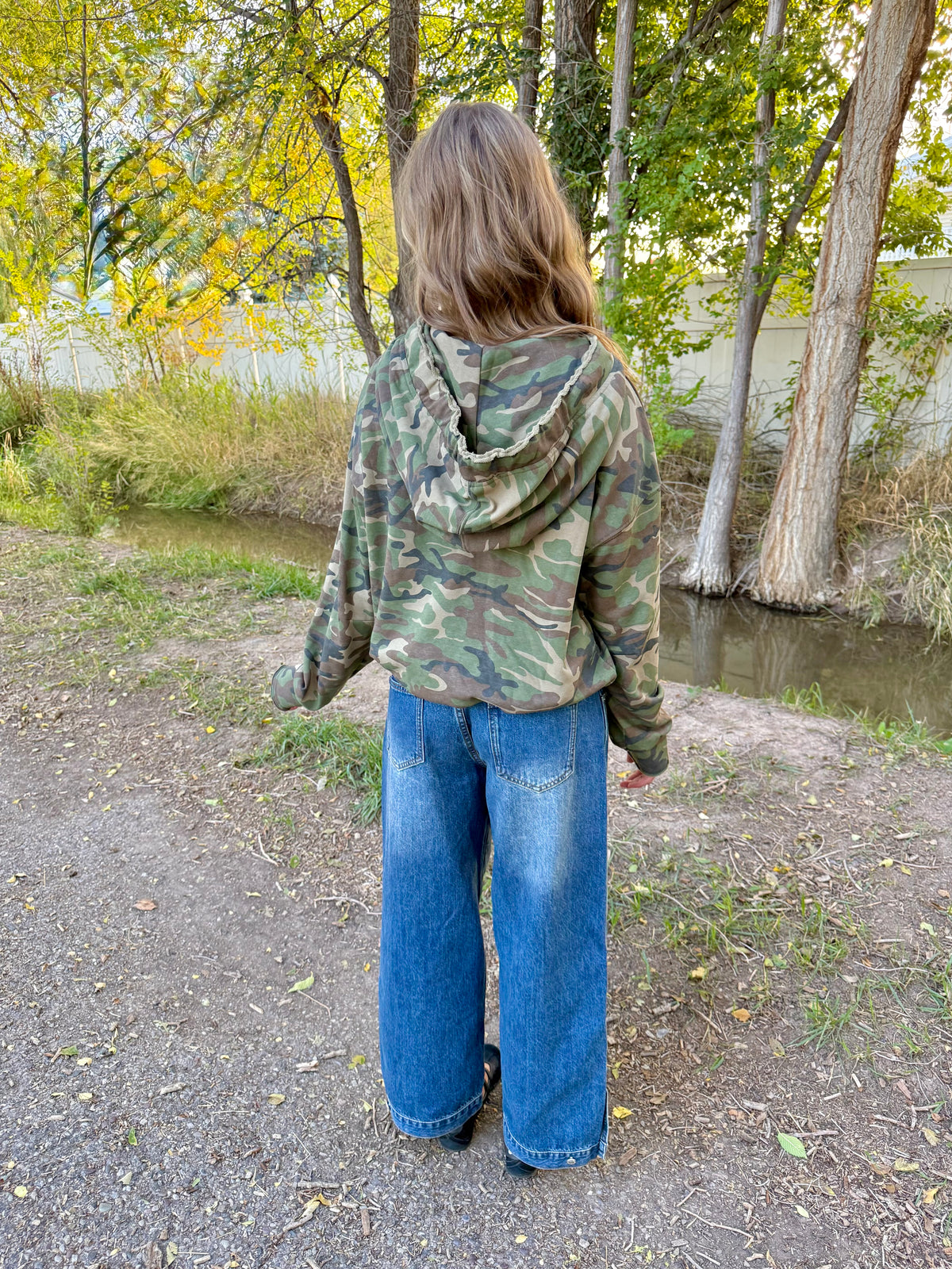 Country Roads Camo Hoodie