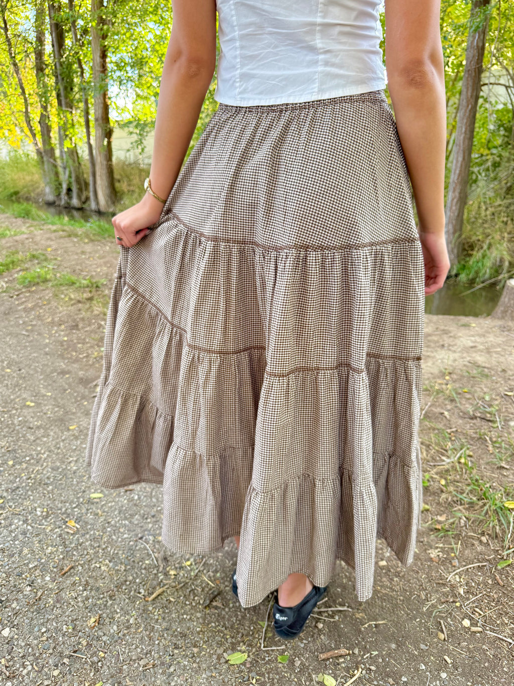 Charleston Gingham Skirt
