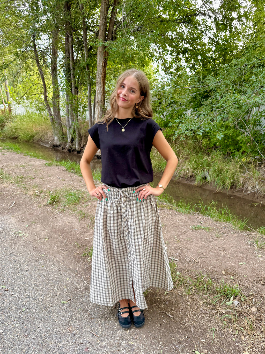 Pria Plaid Skirt