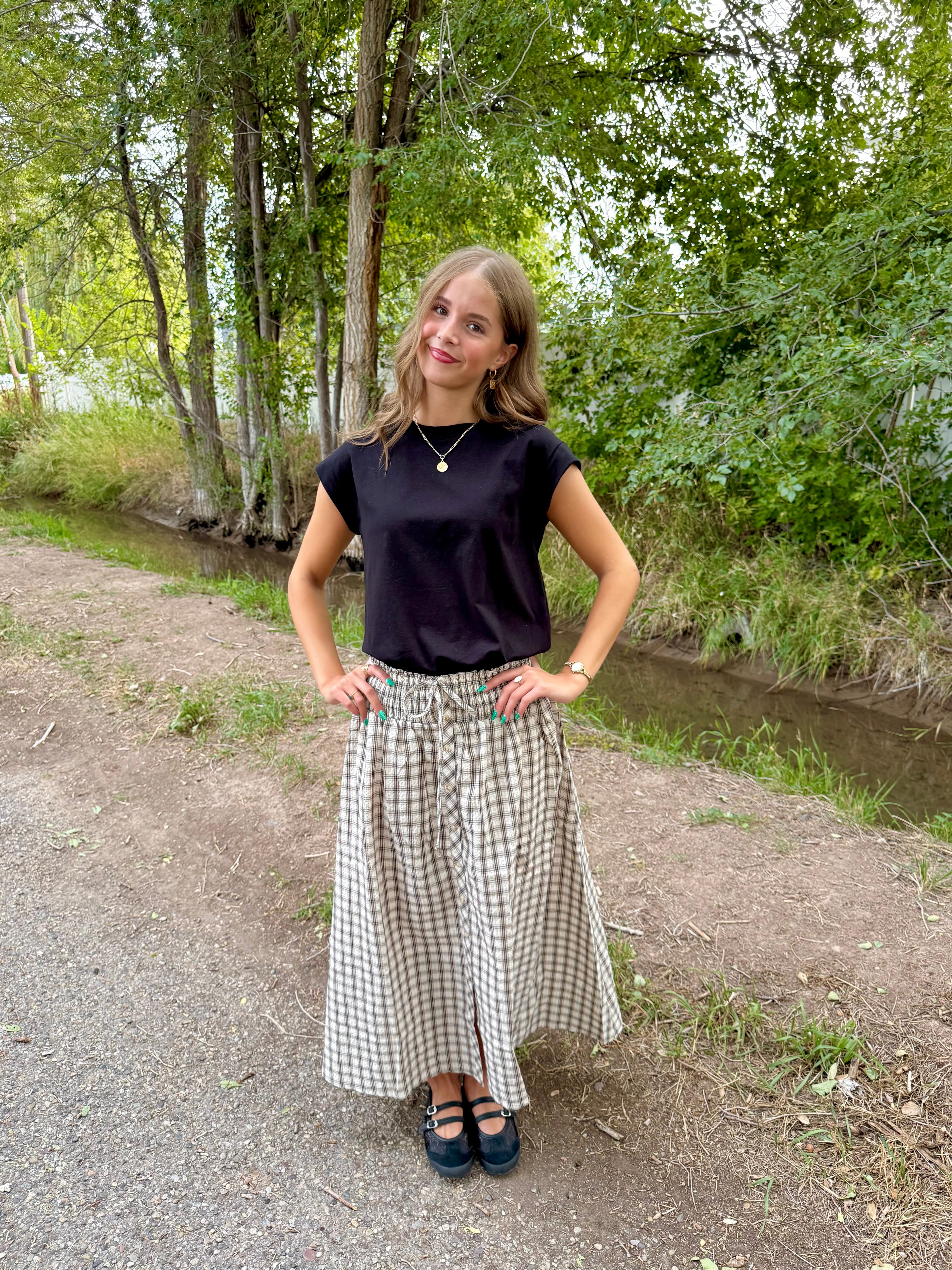 Pria Plaid Skirt
