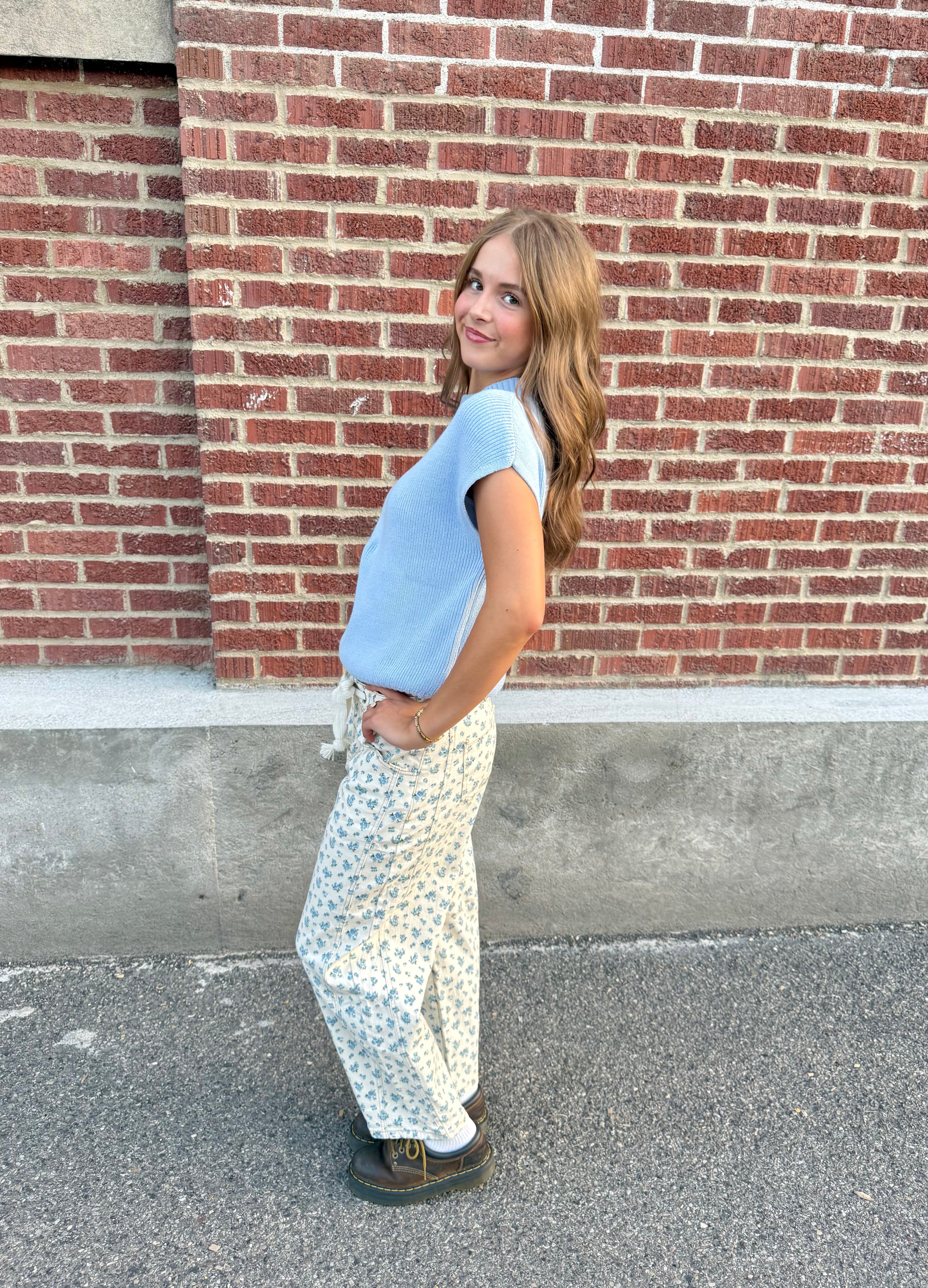 Toronto Floral Barrel Jeans