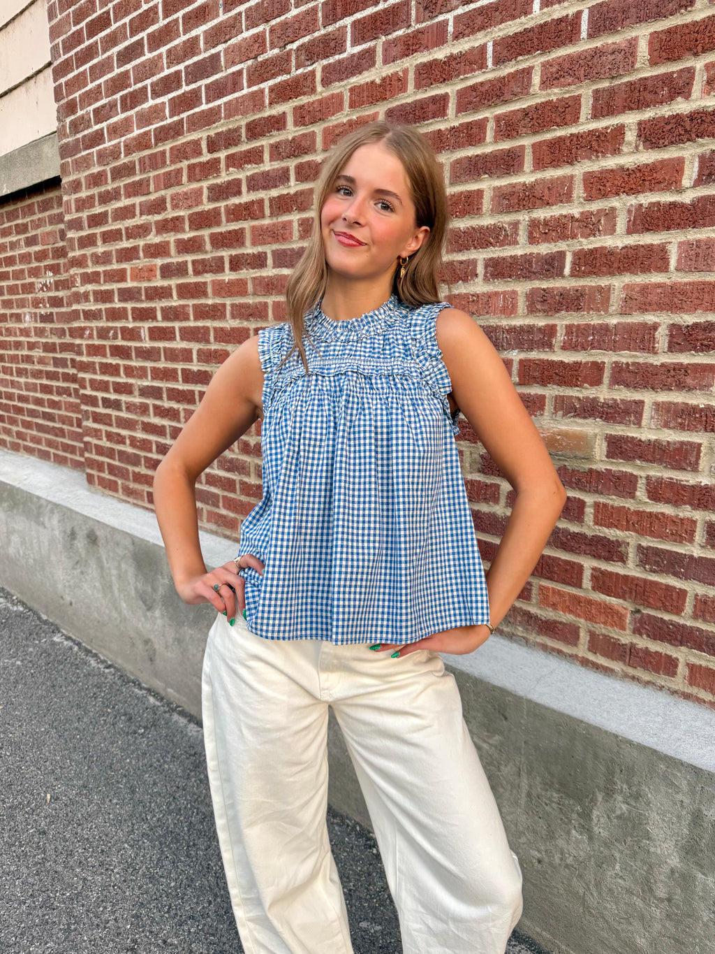 Emilia Gingham Top
