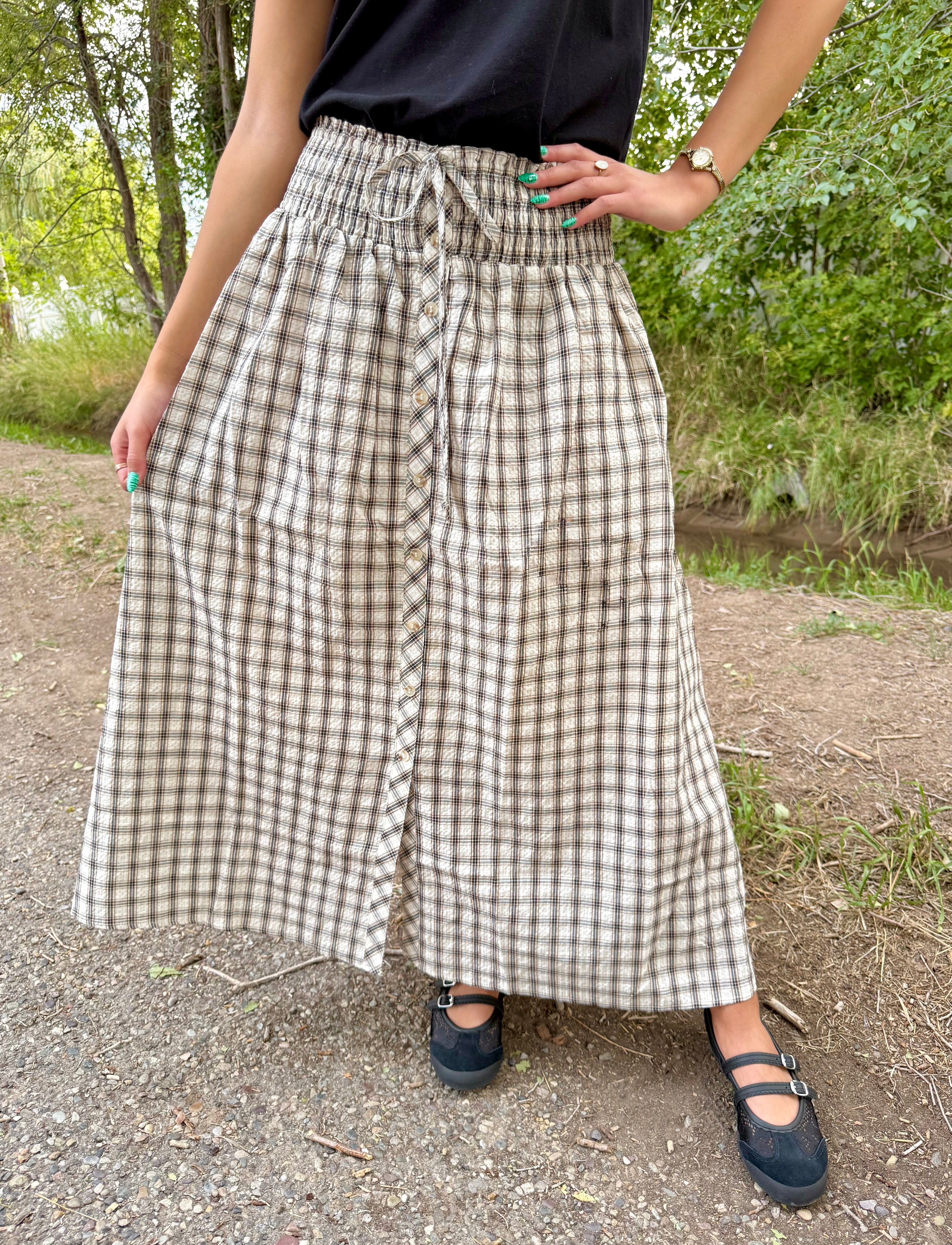 Pria Plaid Skirt