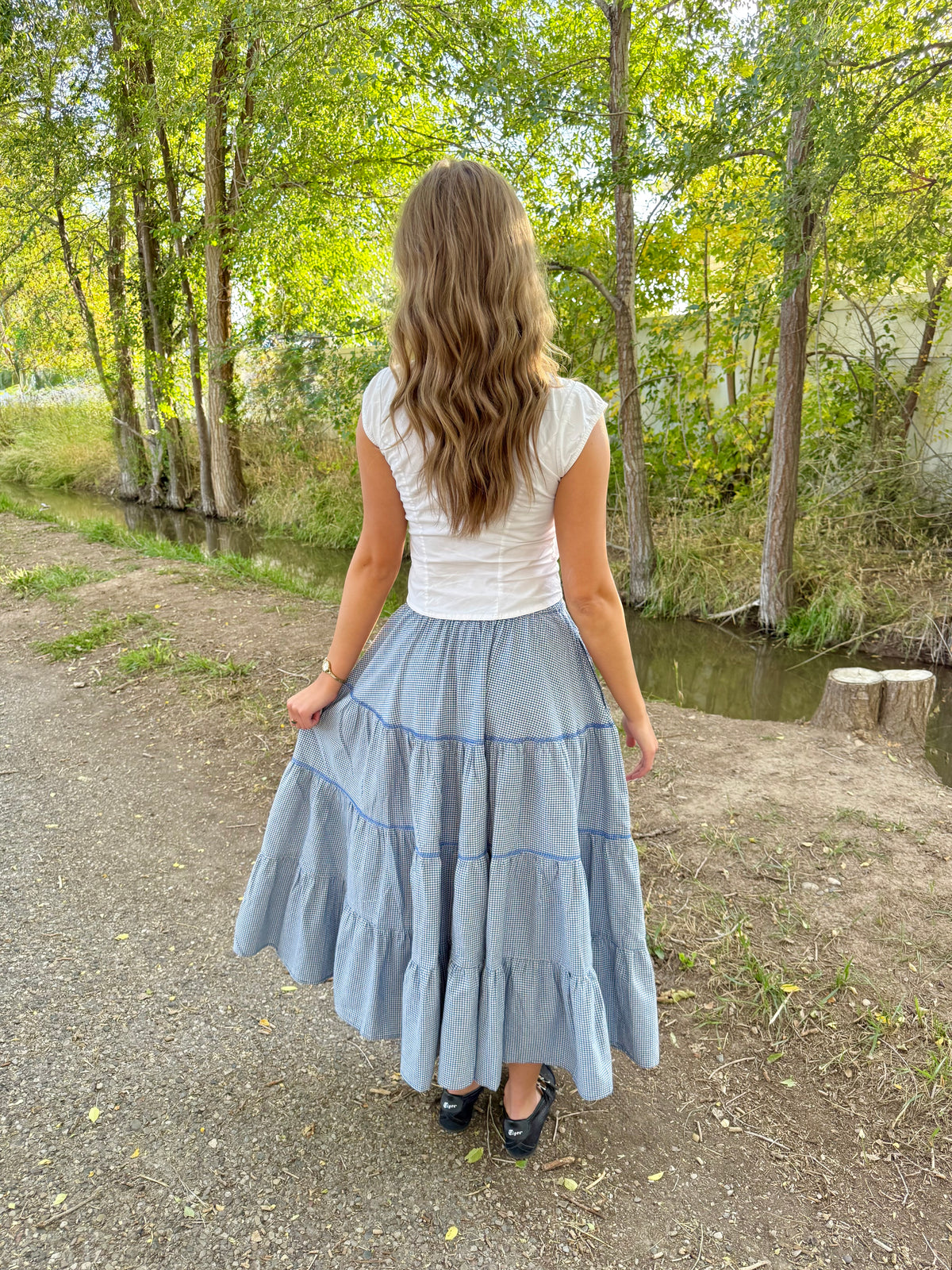 Charleston Gingham Skirt