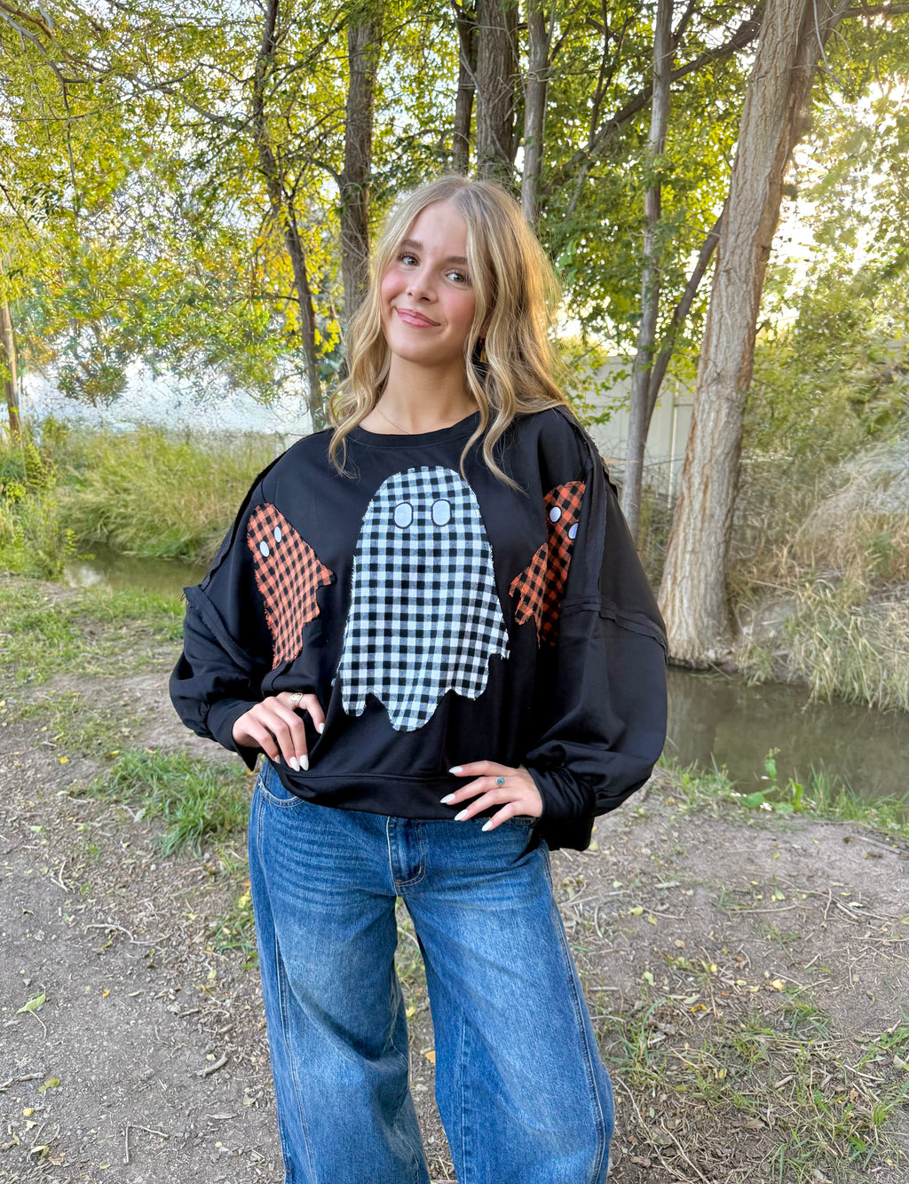 Cozy Ghost Oversized Crewneck