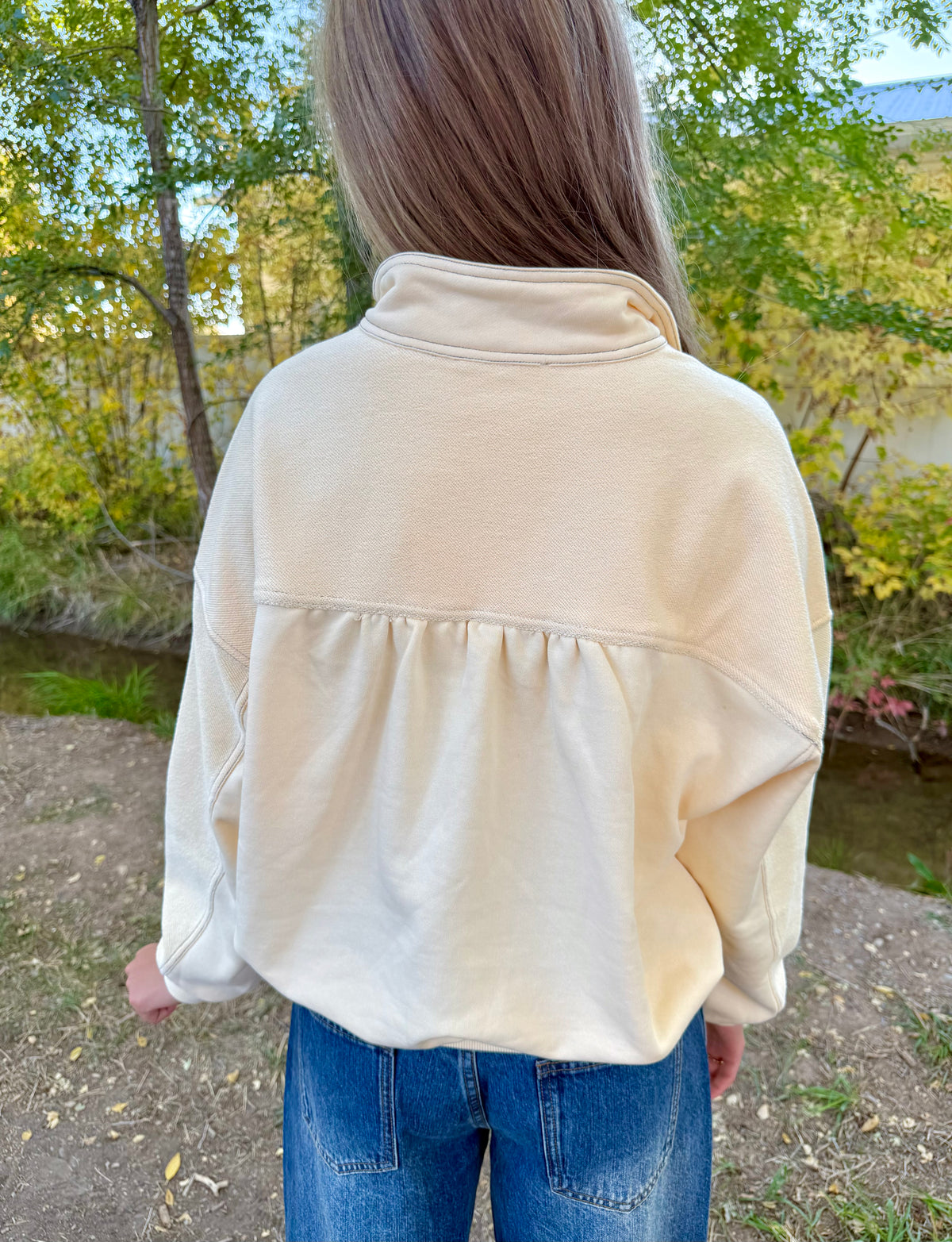 Jovie Mock Neck Sweatshirt