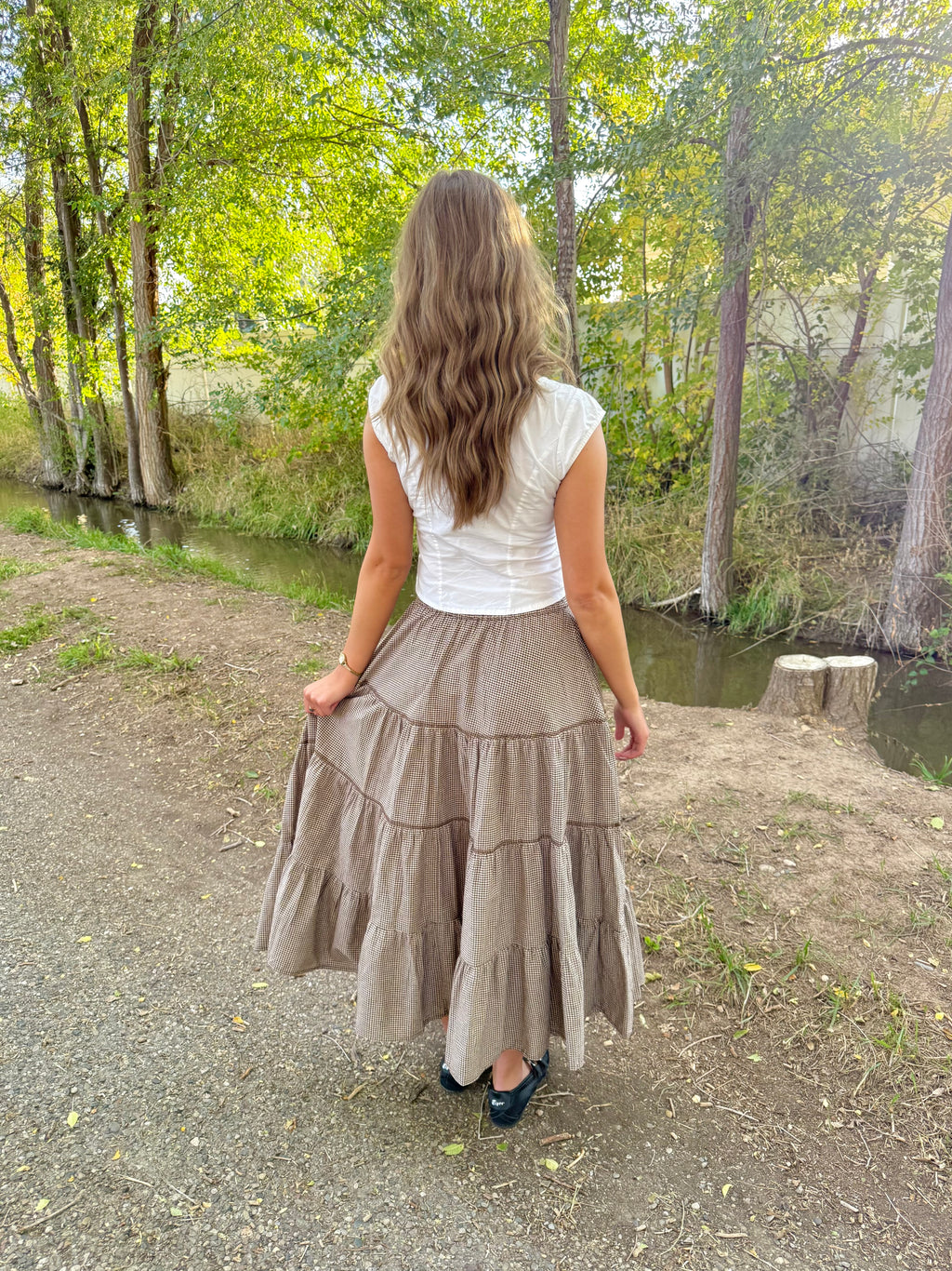 Charleston Gingham Skirt