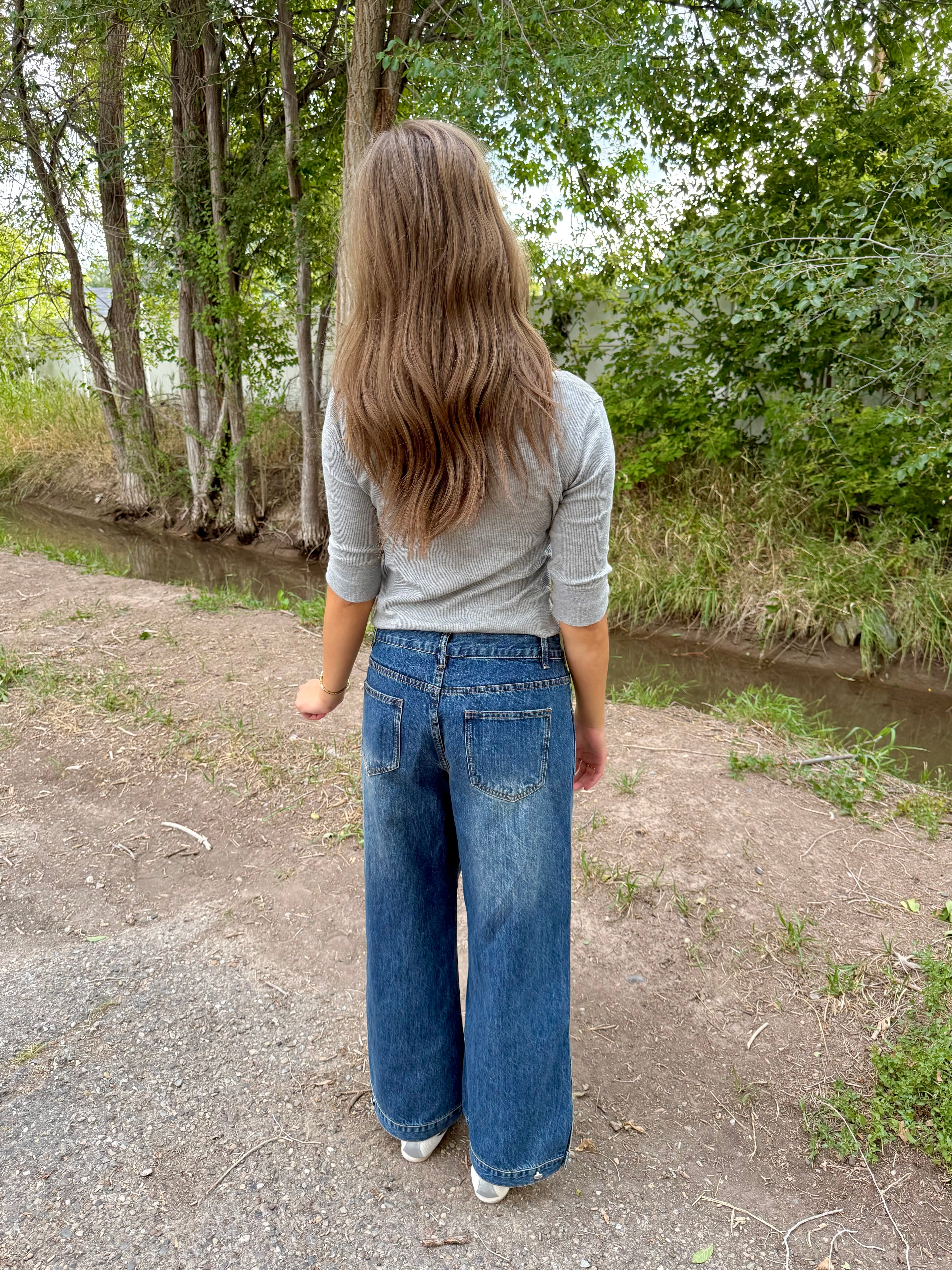 Mylo Medium Wash Baggy Jeans