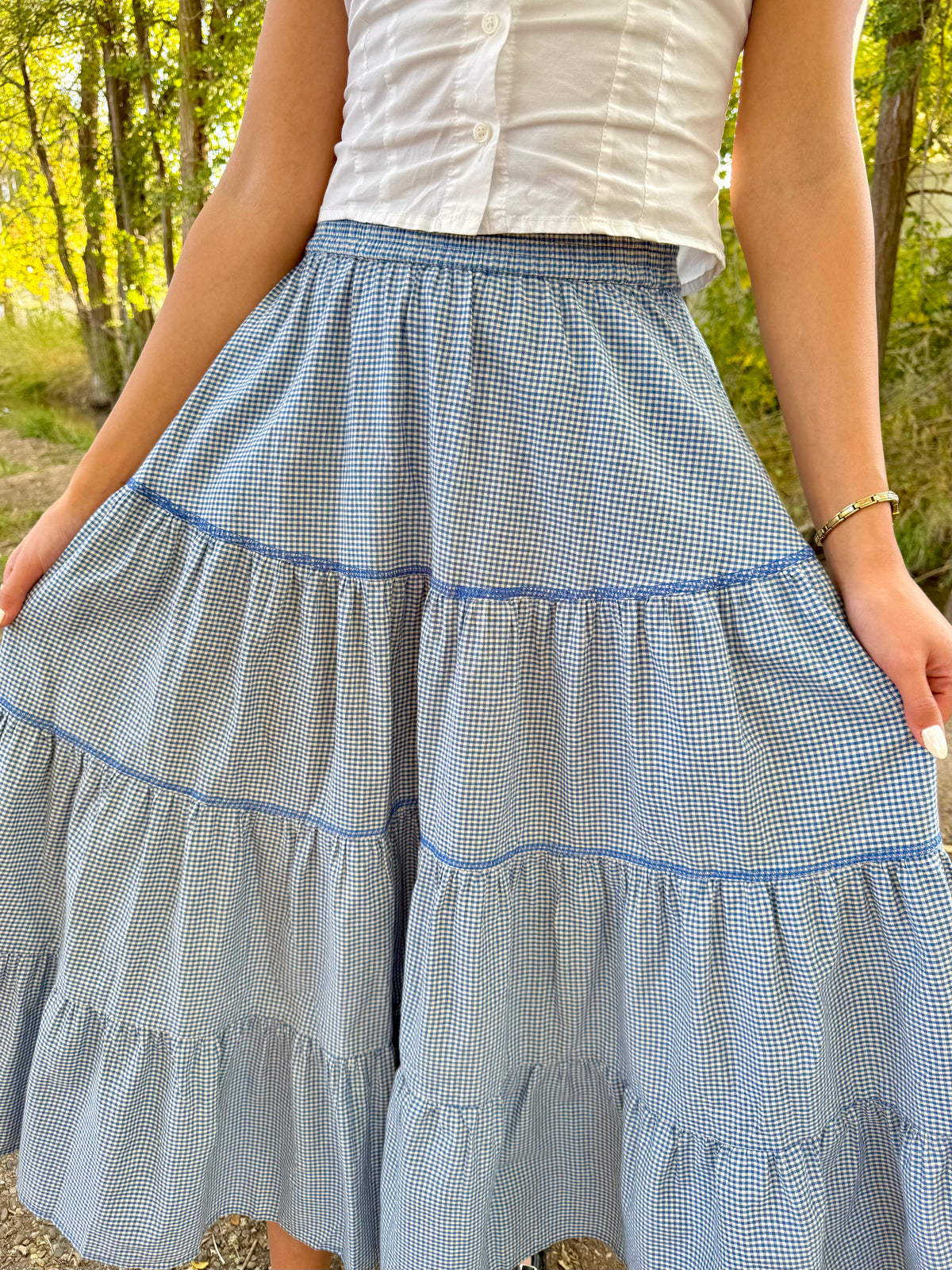 Charleston Gingham Skirt