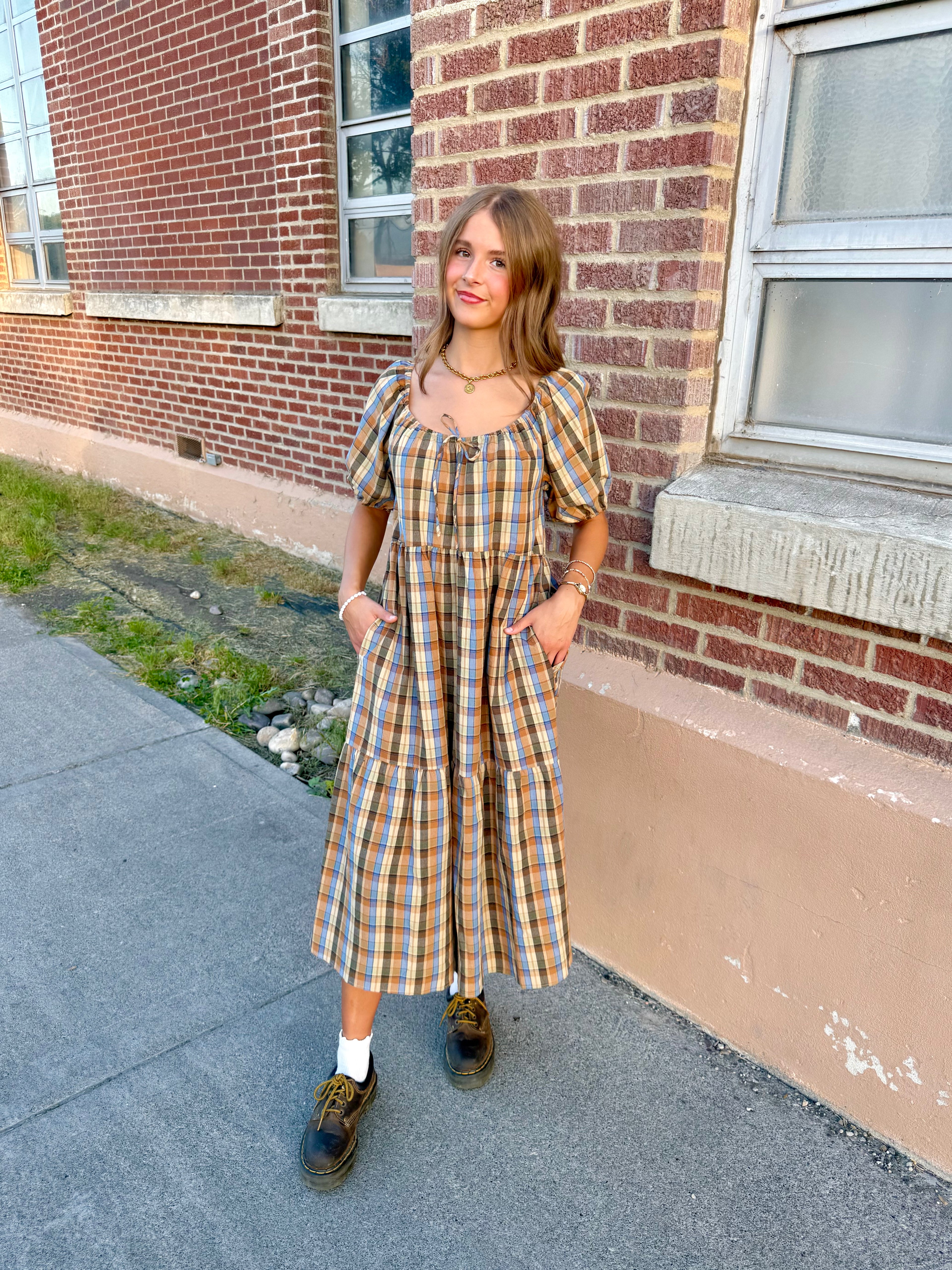 Fayetteville Plaid Dress