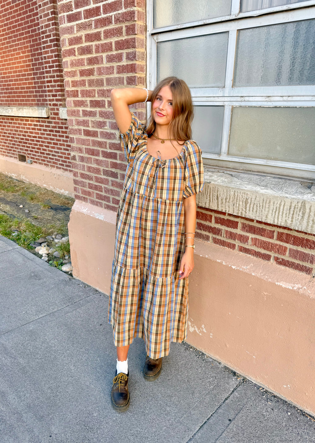 Fayetteville Plaid Dress